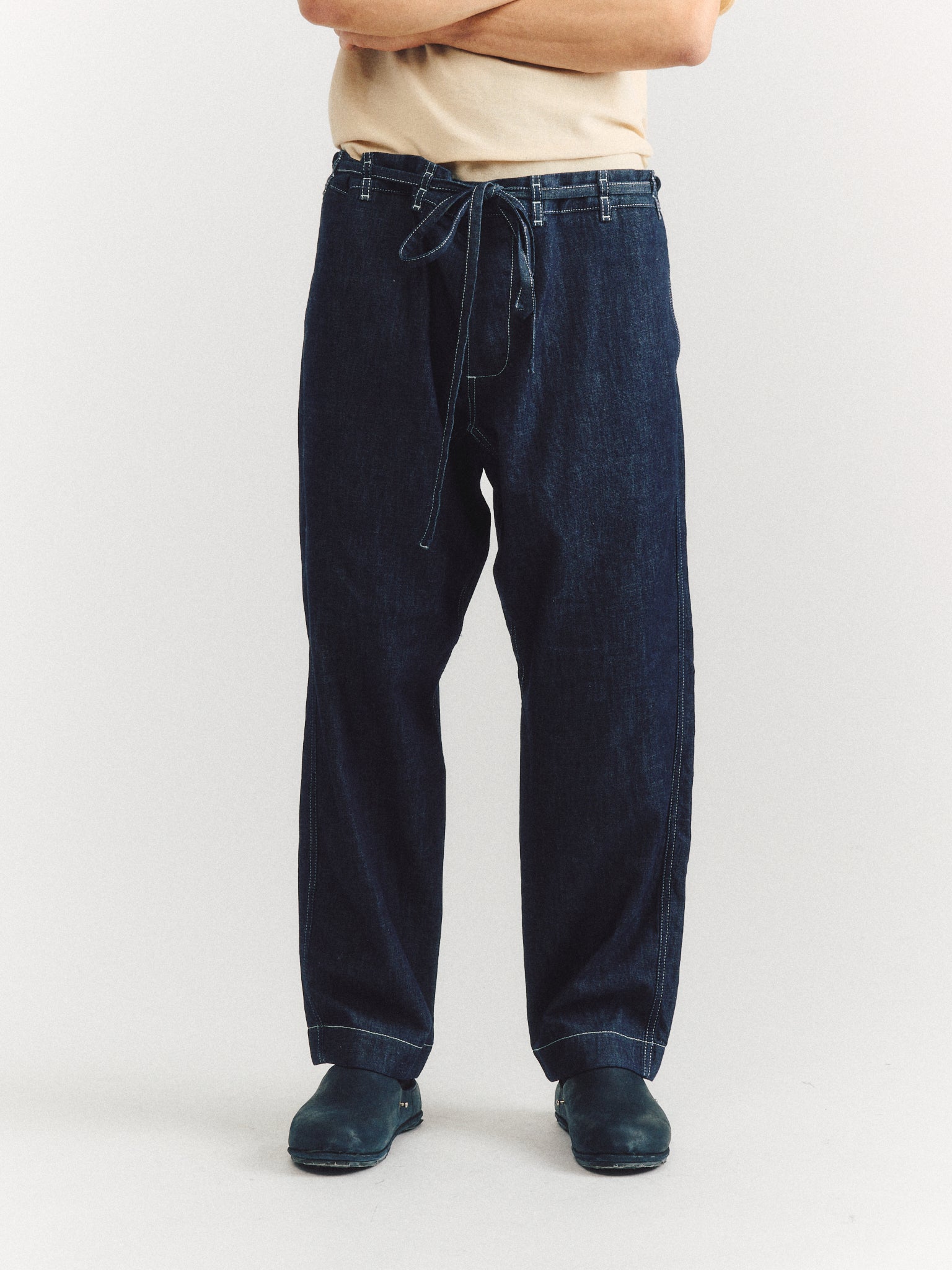 TIE ME UP PANT - DENIM L - INDIGO