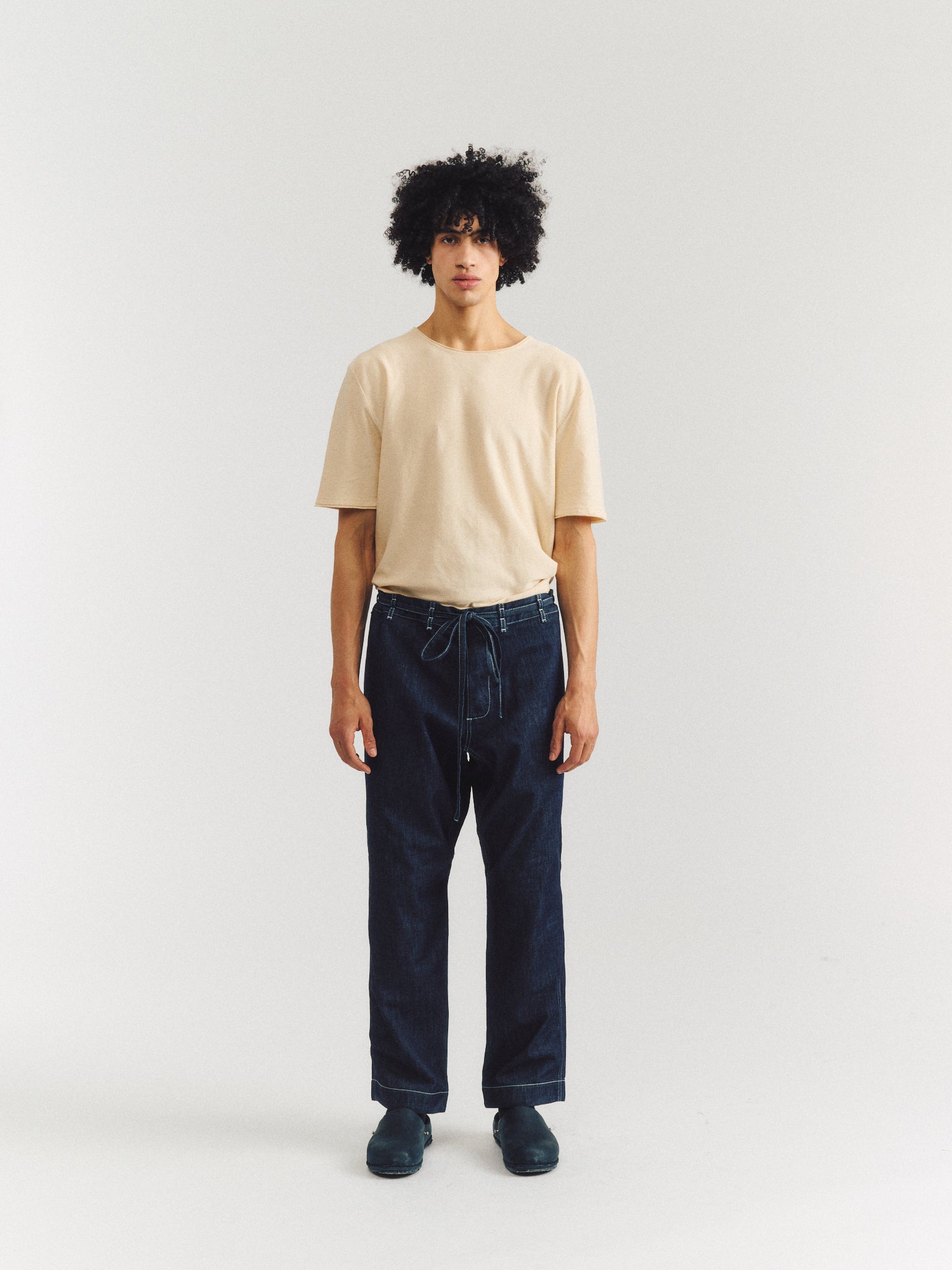 TIE ME UP PANT - DENIM L - INDIGO