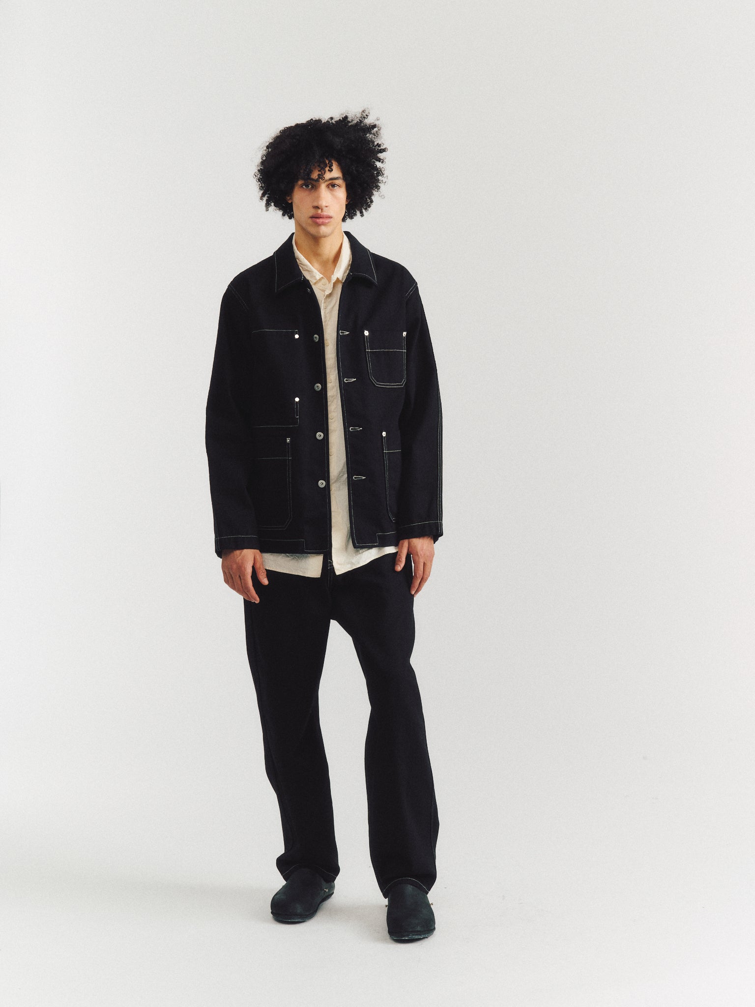 CAMILLE JACKET - DENIM M - BLACK