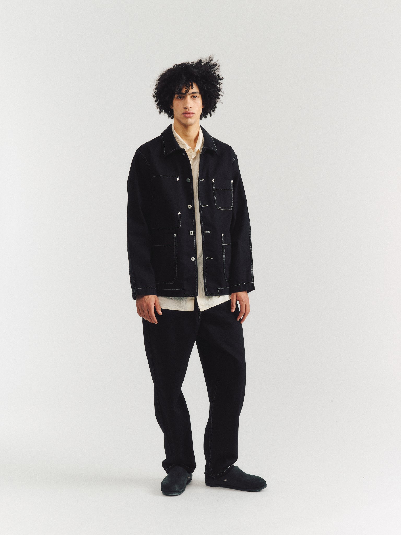 PANTALON EN JEAN LEO - DENIM M - NOIR