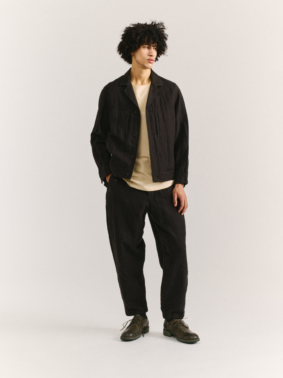 HIROSHI PANT - BAT - DARK BROWN