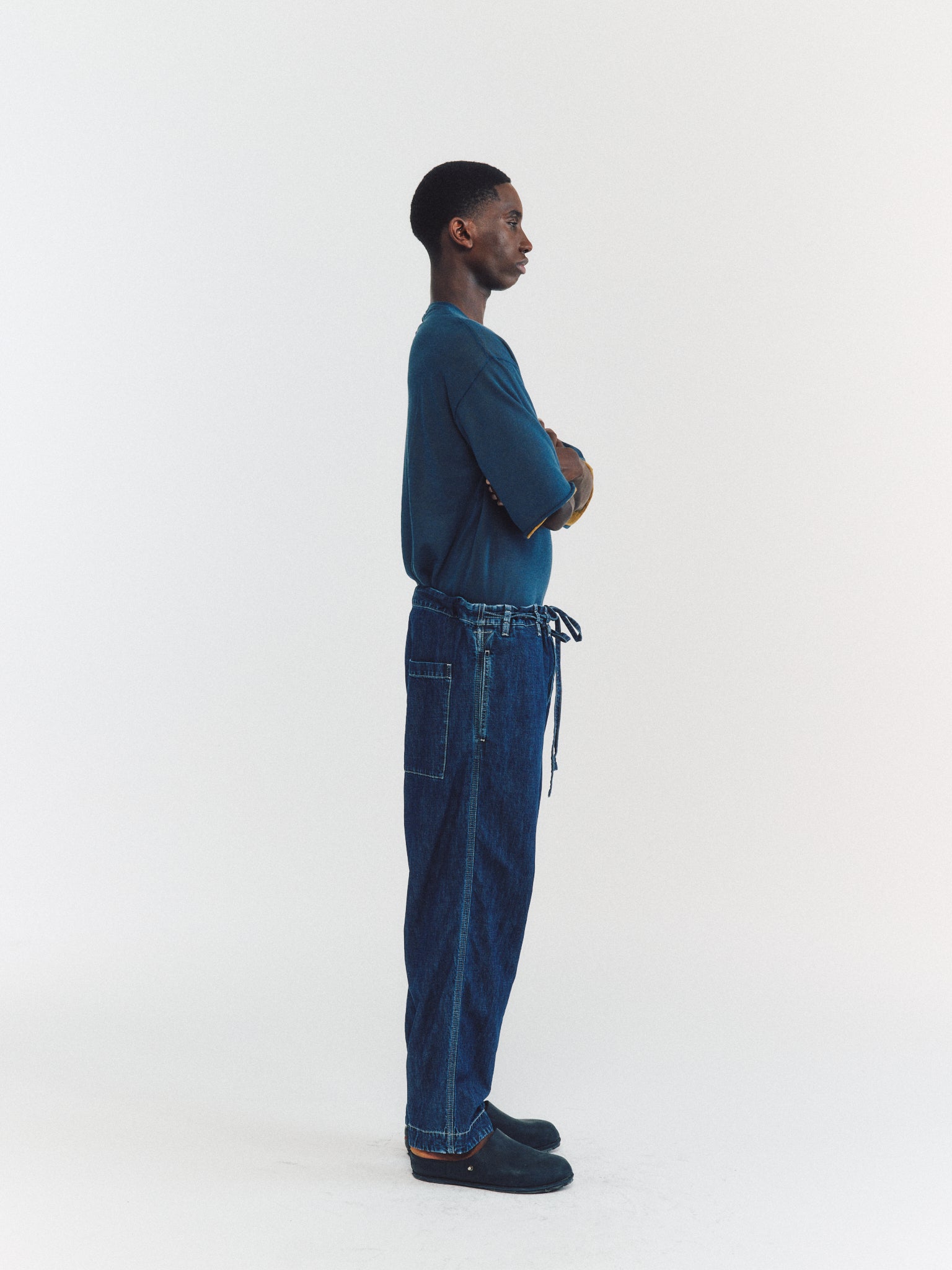 PANTALON TIE ME UP - L DENIM - INDIGO