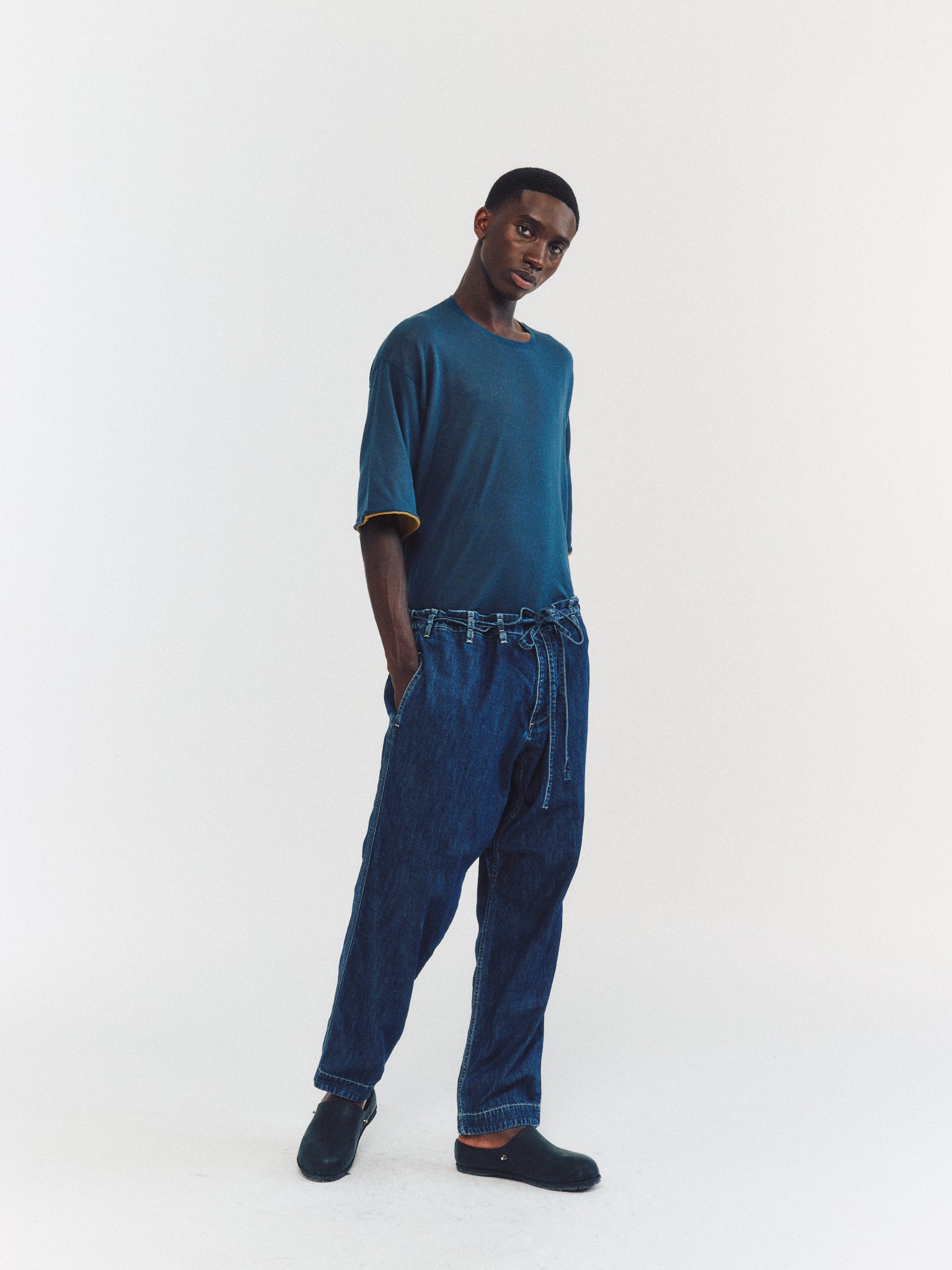 PANTALON TIE ME UP - L DENIM - INDIGO