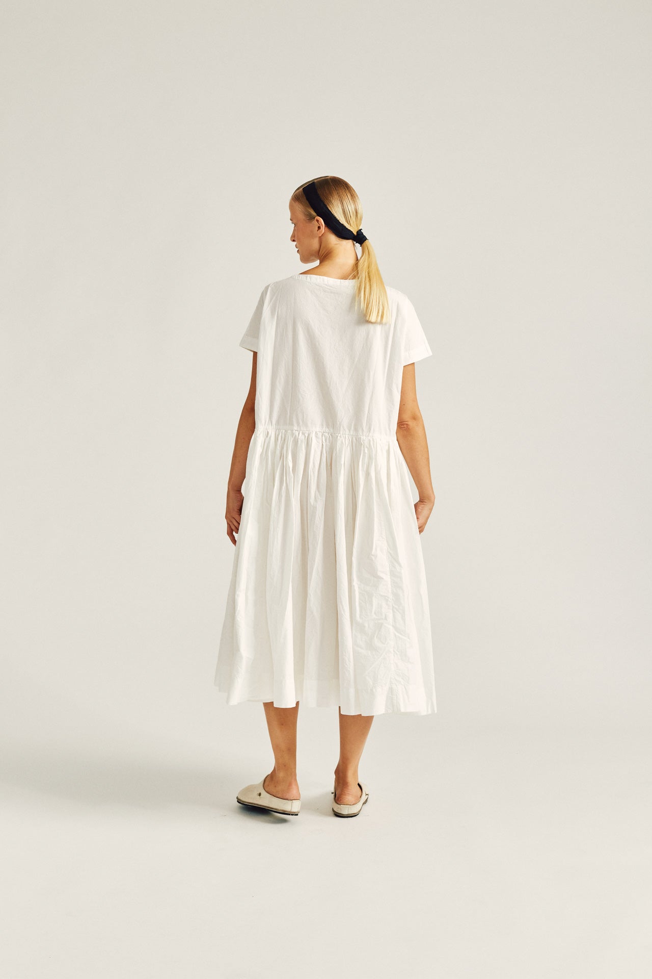 ROBE PASHA ROUCH - BLANC