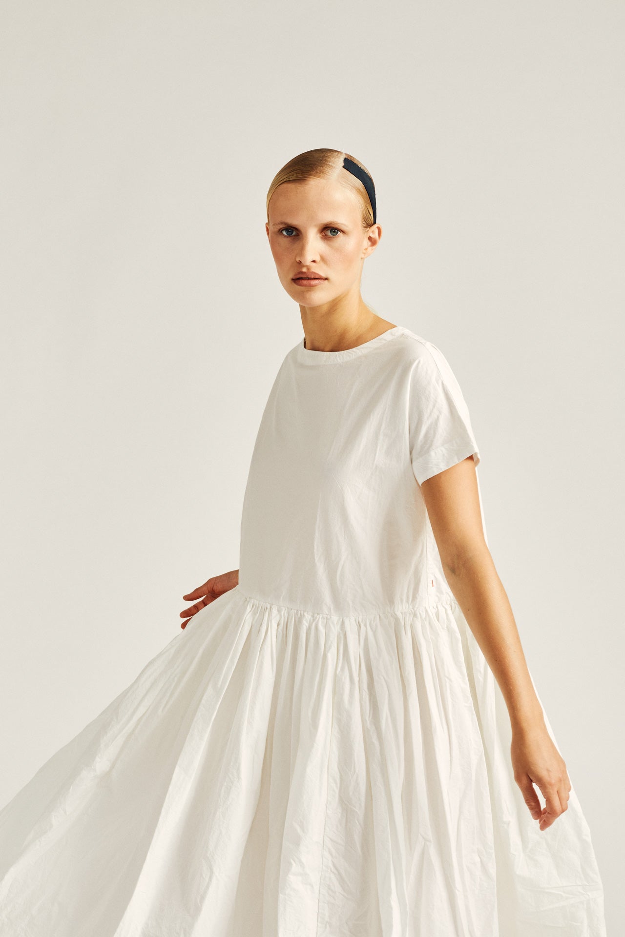 ROBE PASHA ROUCH - BLANC