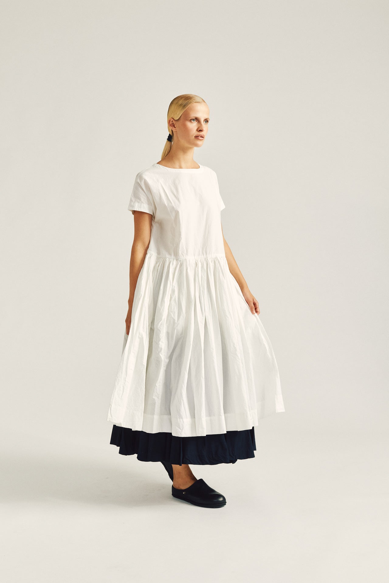 ROBE PASHA ROUCH - BLANC