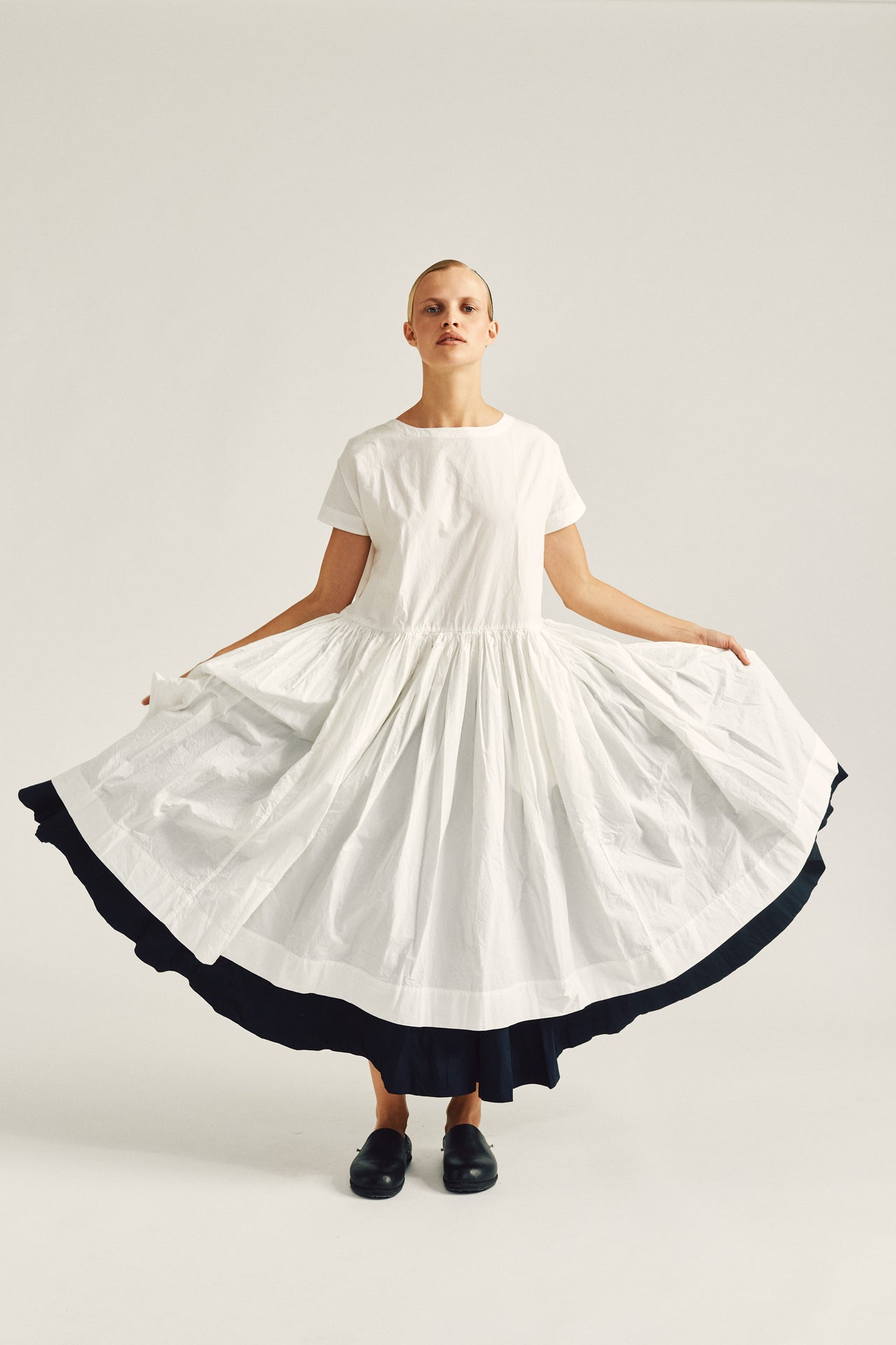 ROBE PASHA ROUCH - BLANC