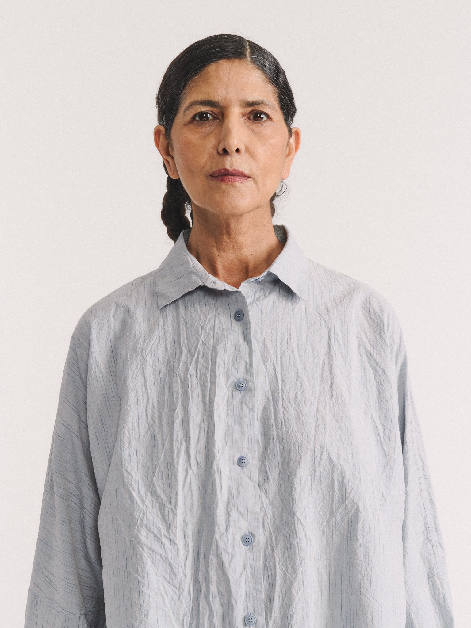 T-SHIRT WAGA MANCHES LONGUES - WIND STRIPE - RAYURE BLEUE