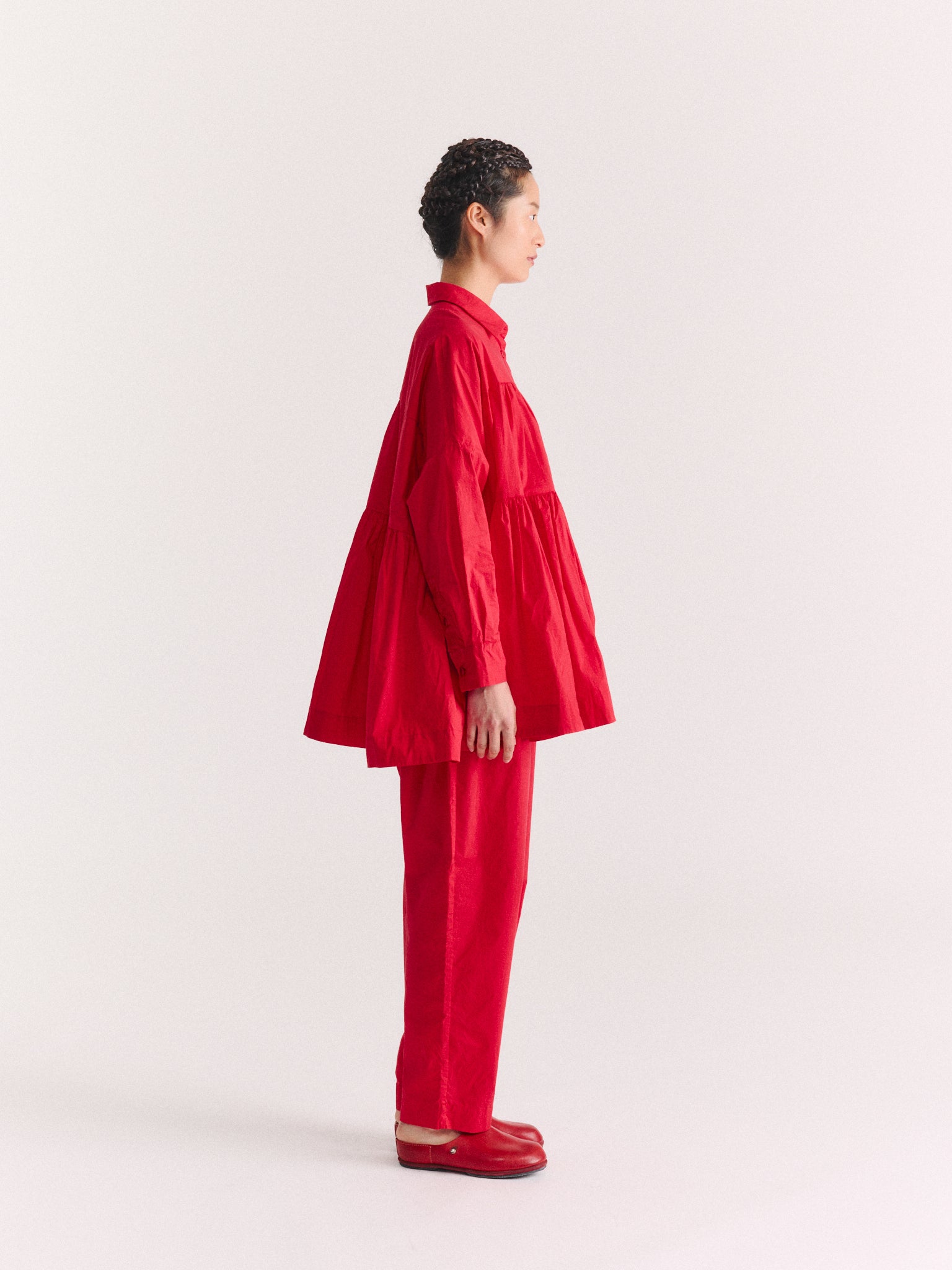 NEW SQUARE SHIRT - H COT - KETCHUP