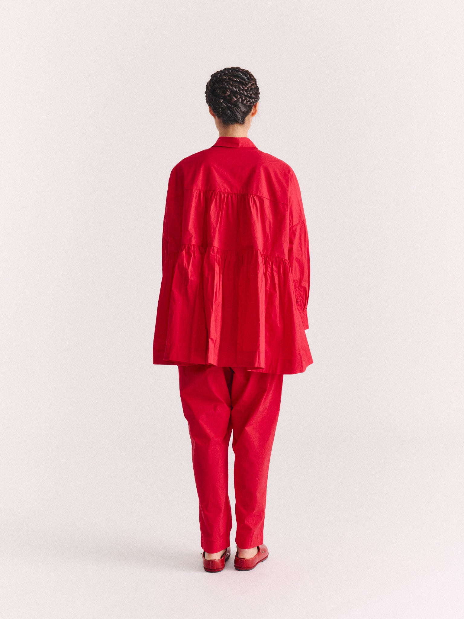 NEW SQUARE SHIRT - H COT - KETCHUP