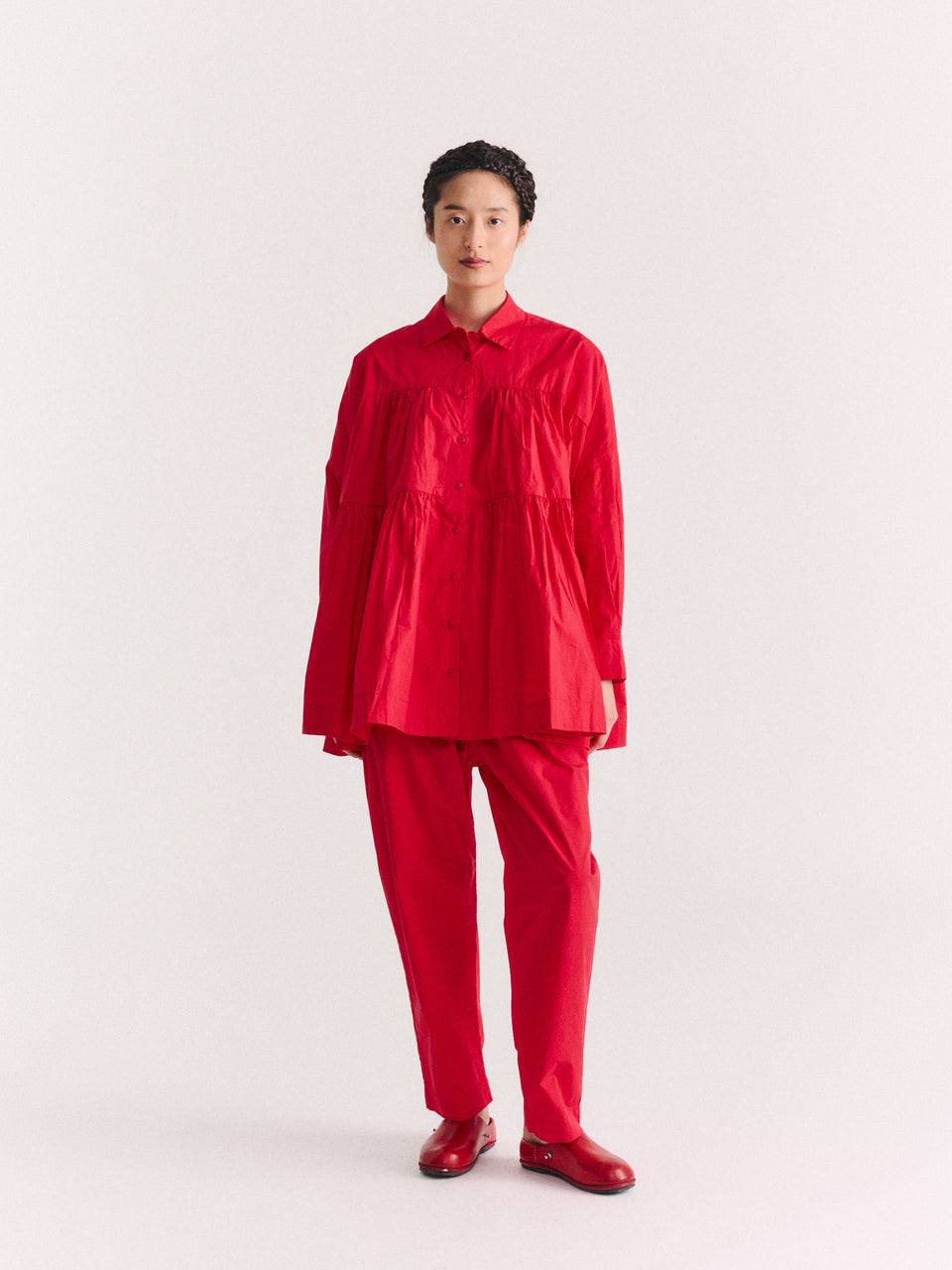 CHEMISE NEW SQUARE - H COT - KETCHUP