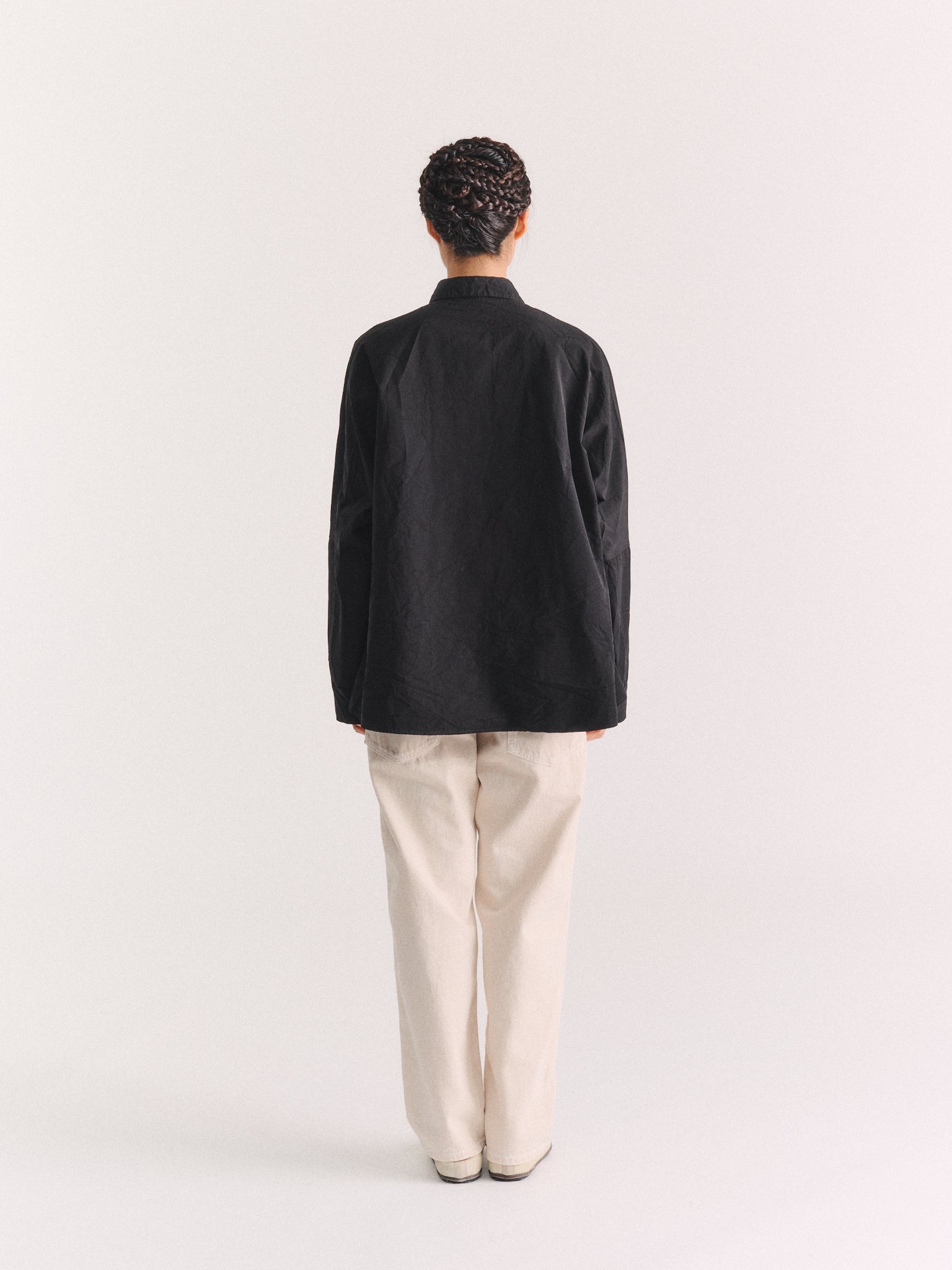WAGA SHIRT - PAPER COT - BLACK