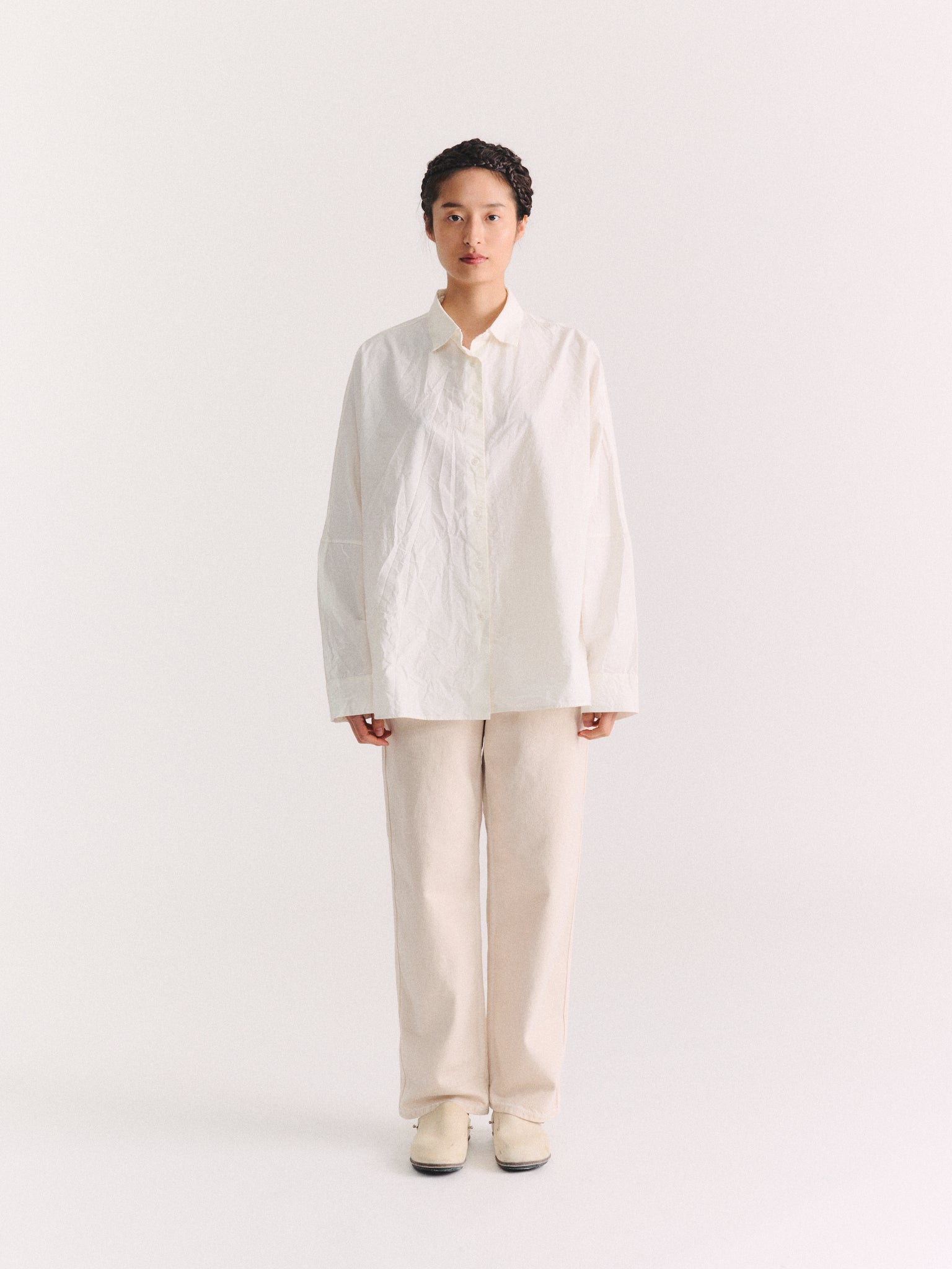 WAGA SHIRT - PAPER COT - OFF WHITE