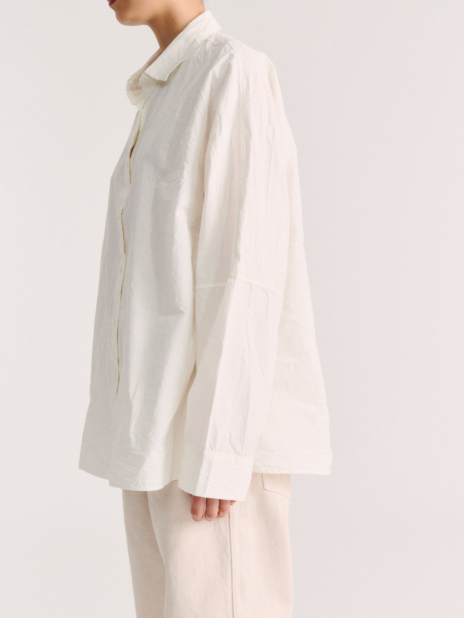 WAGA SHIRT - PAPER COT - OFF WHITE