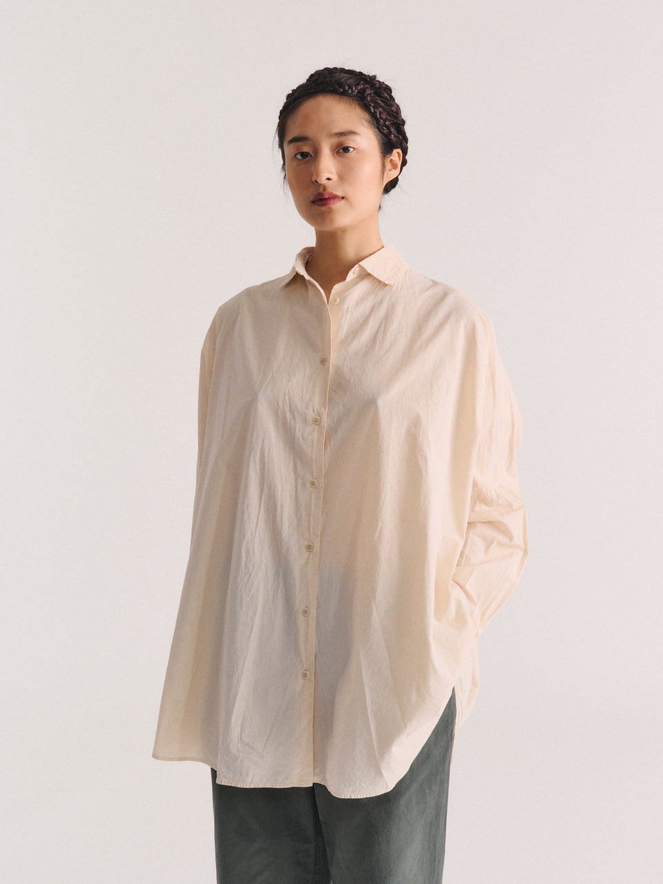 ATOMLESS SHIRT - LIGHT PAPER - CHALK
