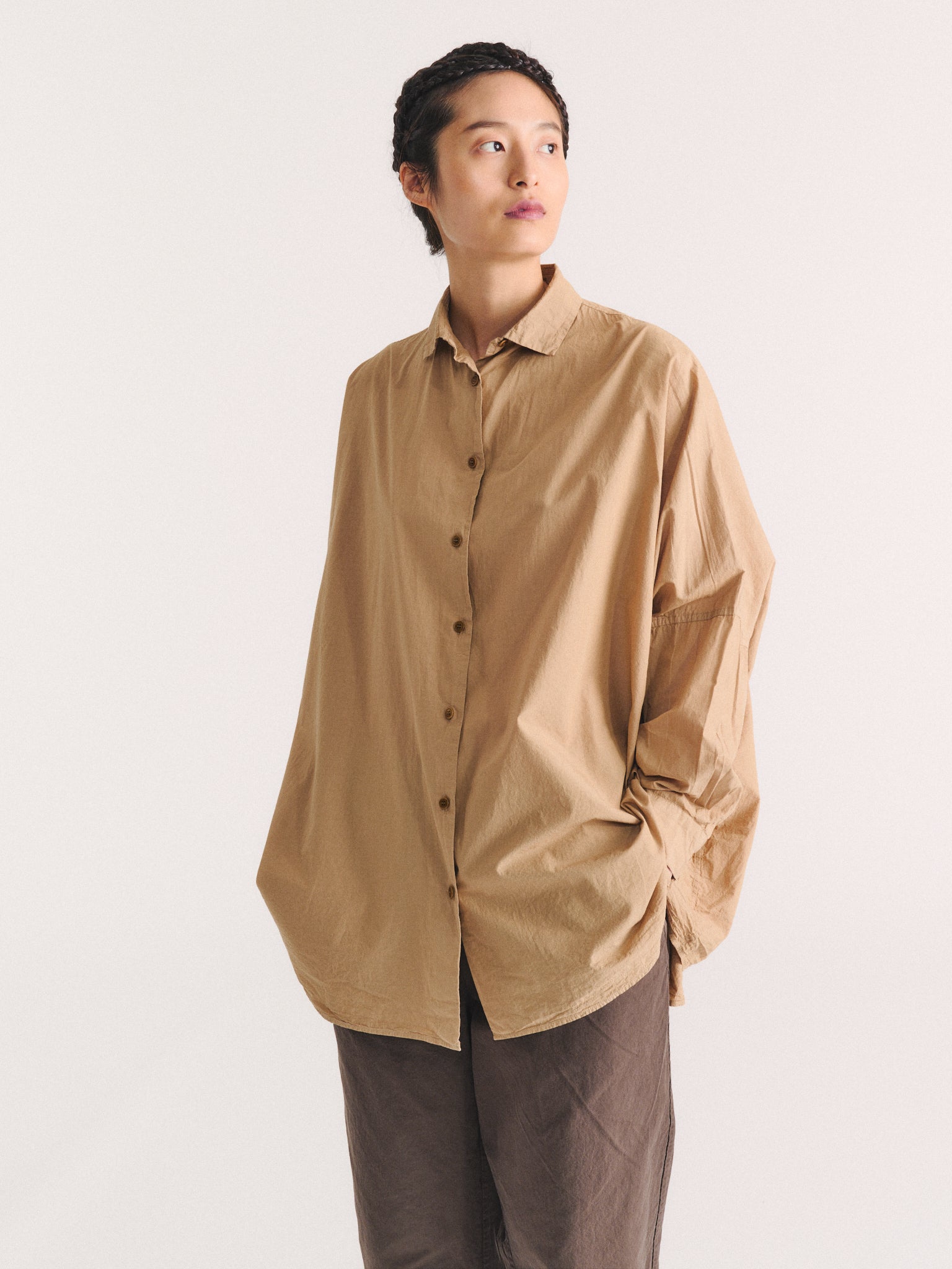 CHEMISE ATOMLESS - LIGHT PAPER - SAND 