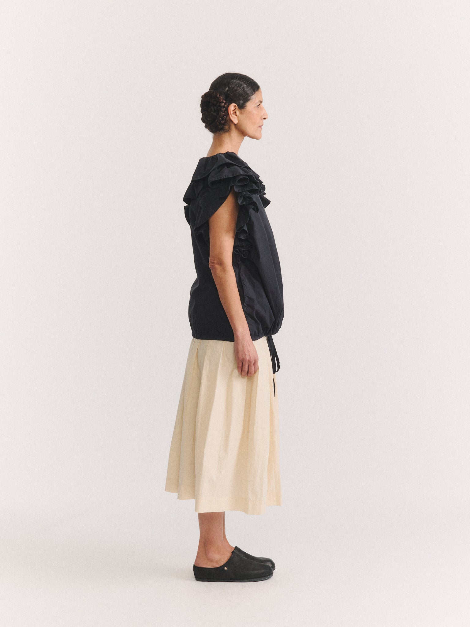 TOP FROUFROU - L COT - NOIR