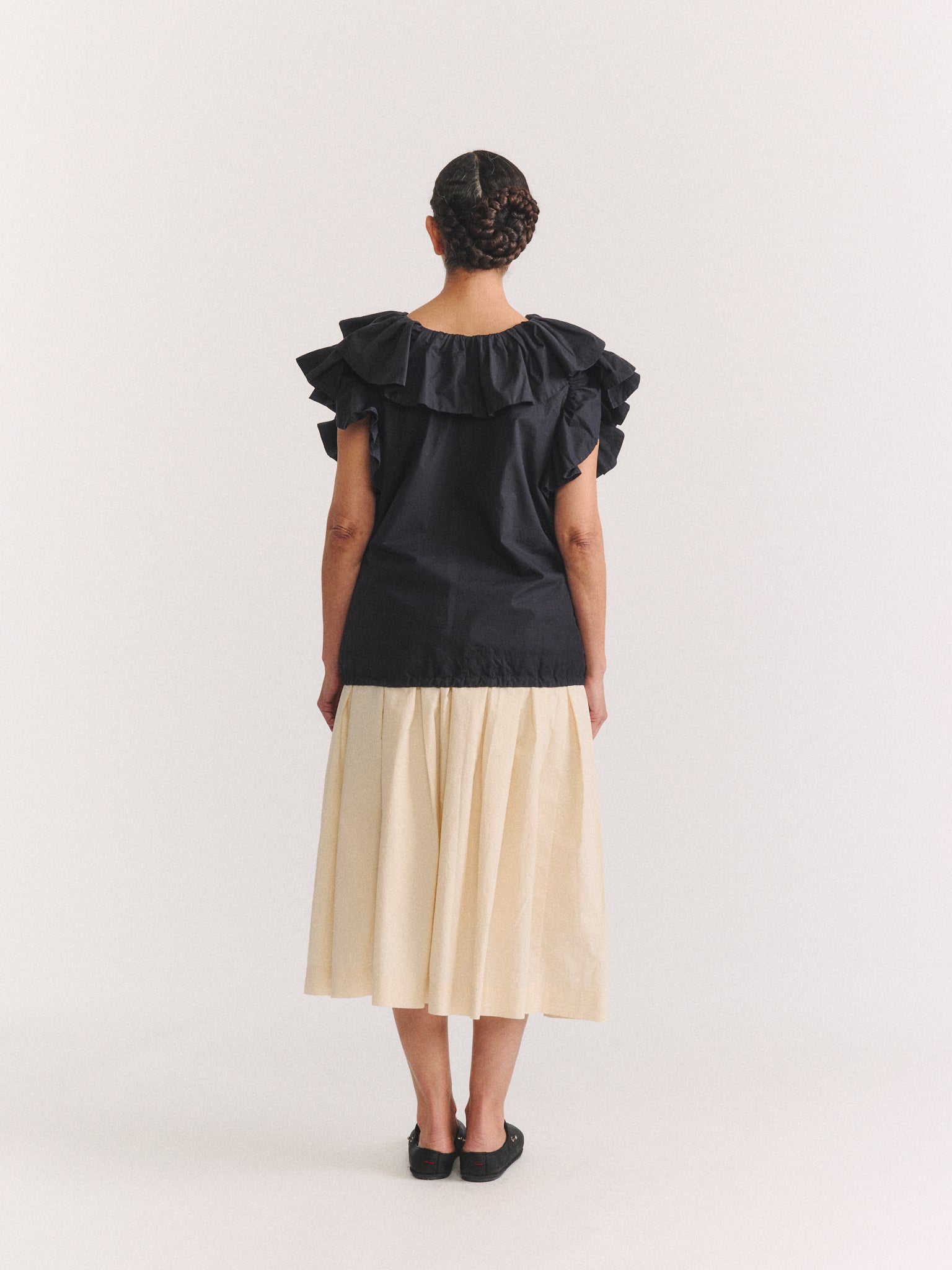 TOP FROUFROU - L COT - NOIR