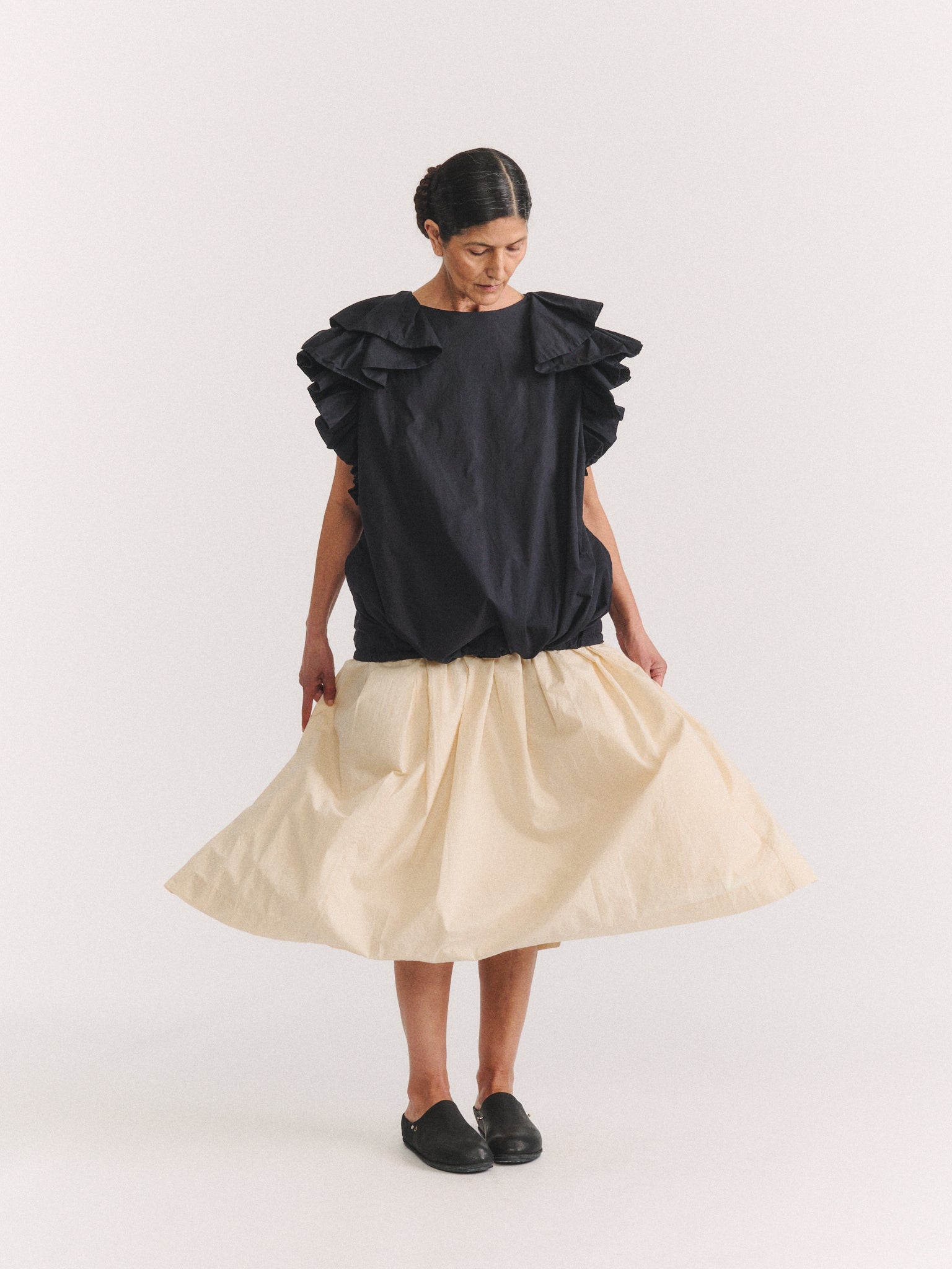 TOP FROUFROU - L COT - NOIR