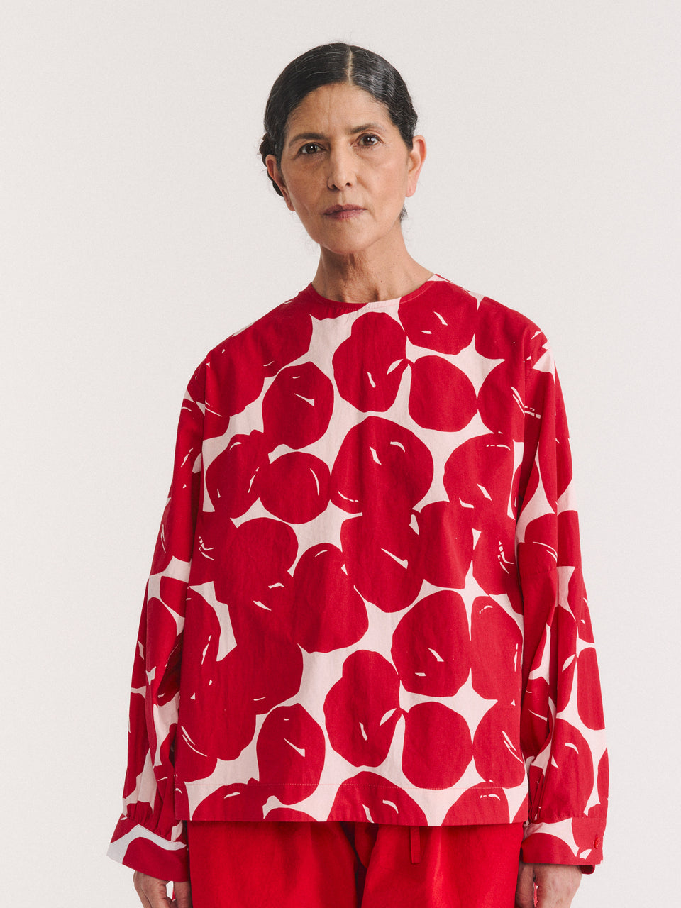 BIGGY TOP - IMPRIMÉ COT POP - IMPRIMÉ ROUGE