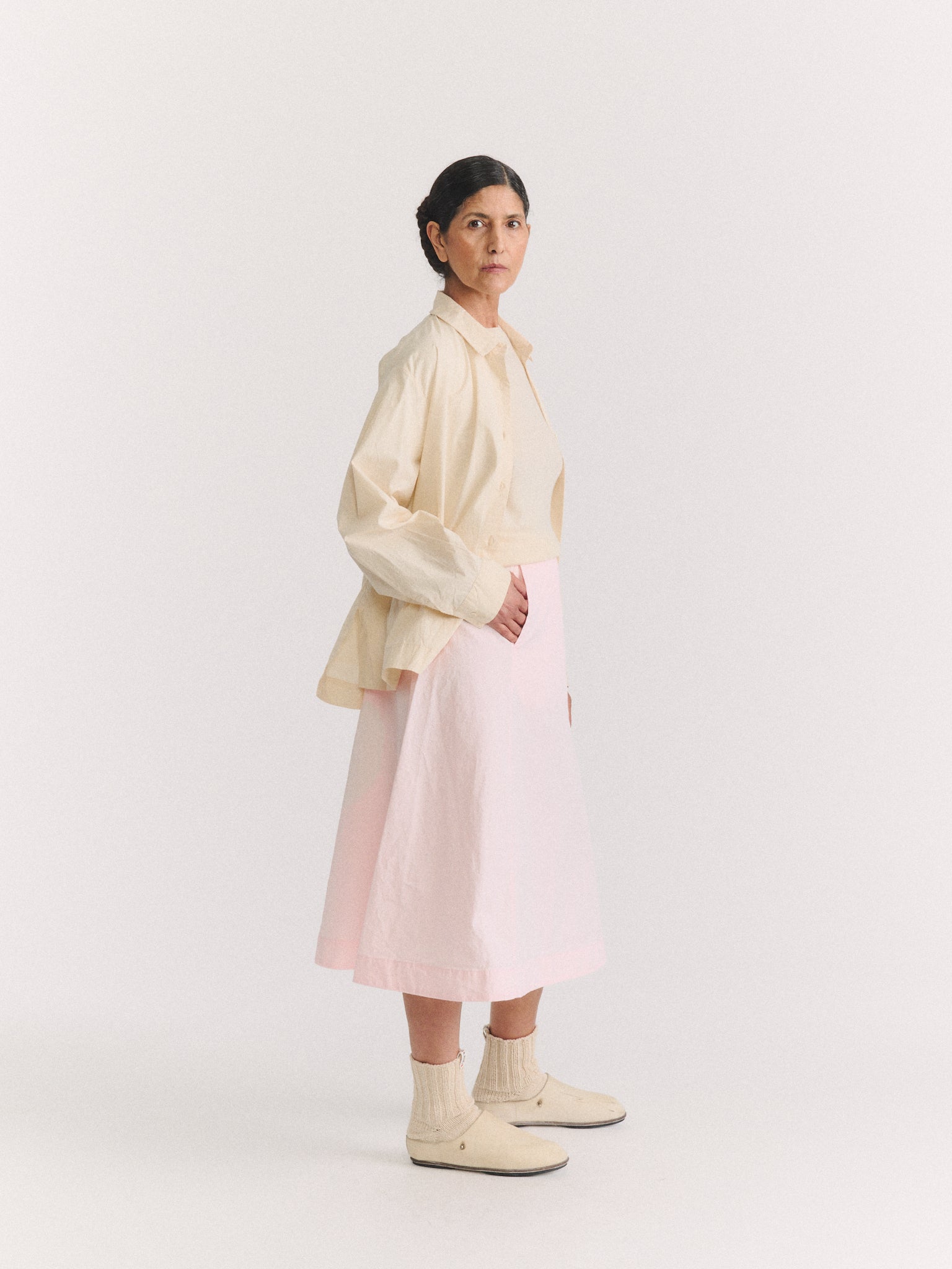 A-LINE SKIRT - H CARD - SAKURA PINK