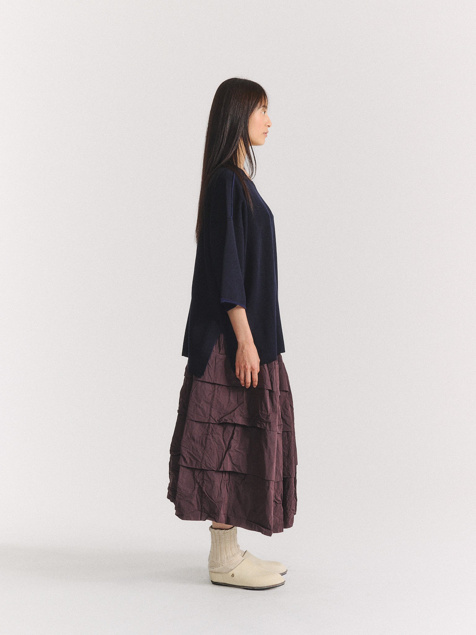 T-SHIRT - SOFTY DOUBLE - NAVY