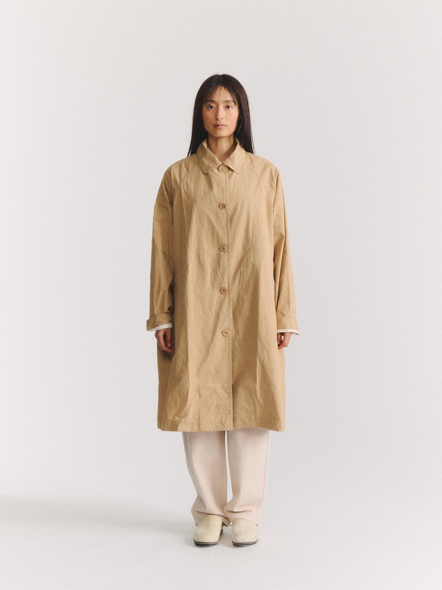 MANTEAU OLIVER - TOUGH POPLIN - BEIGE