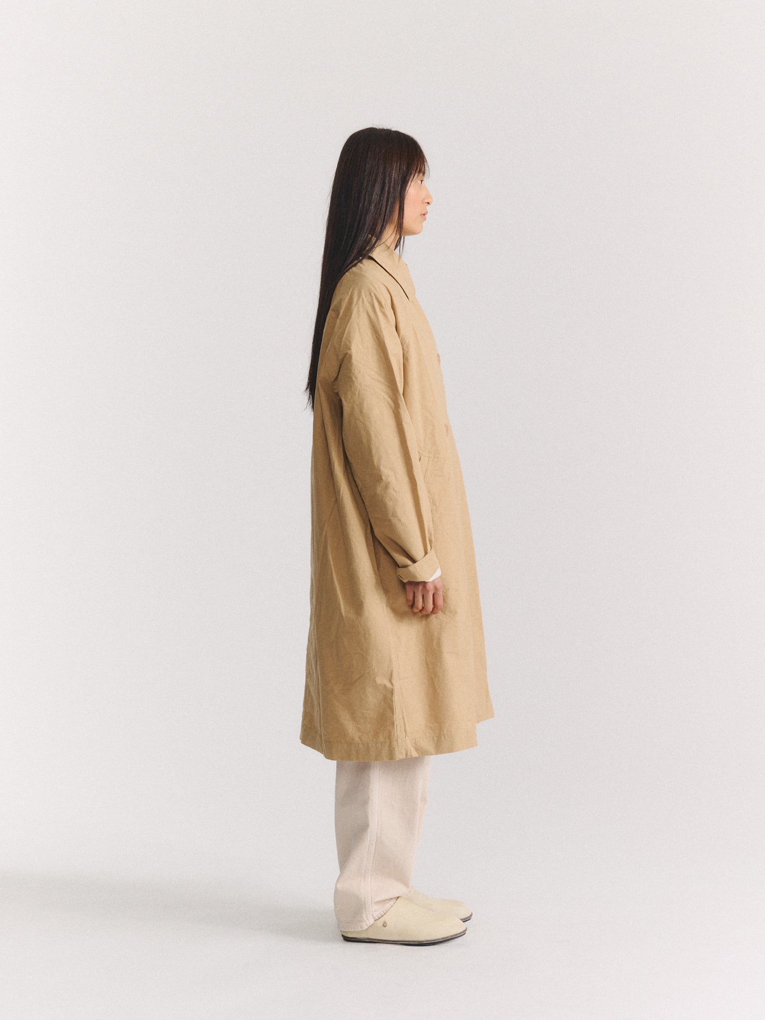 MANTEAU OLIVER - TOUGH POPLIN - BEIGE