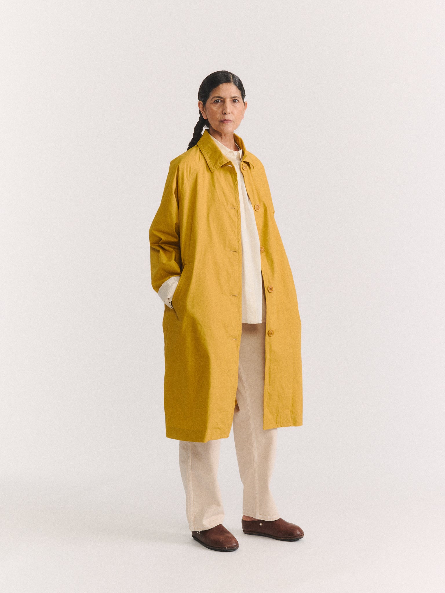 MANTEAU OLIVER - TOUGH POPLIN - TANGO