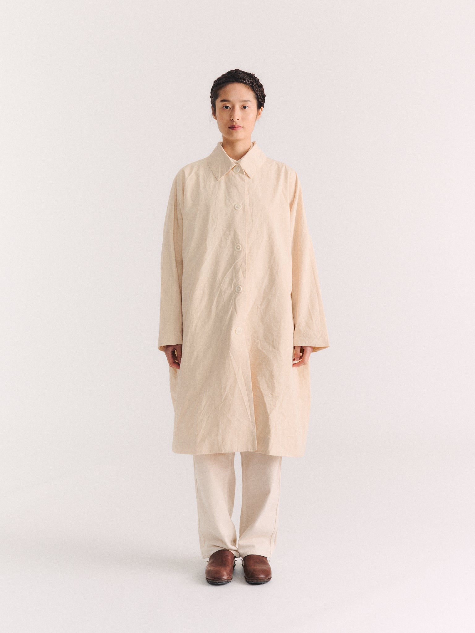 BIG BLOBBY COAT - TOUGH COT - NATURAL