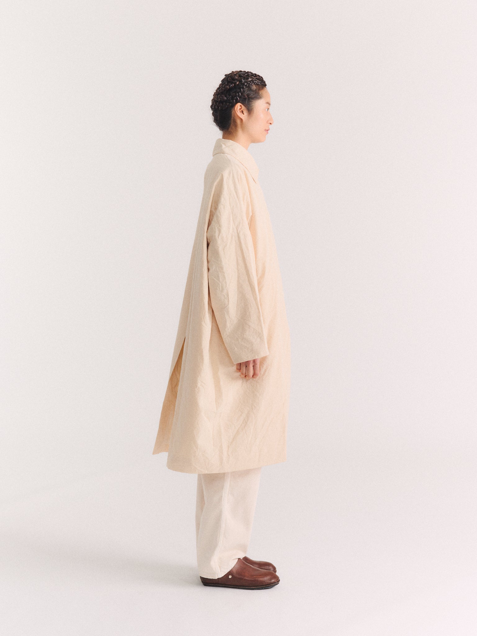 BIG BLOBBY COAT - TOUGH COT - NATURAL