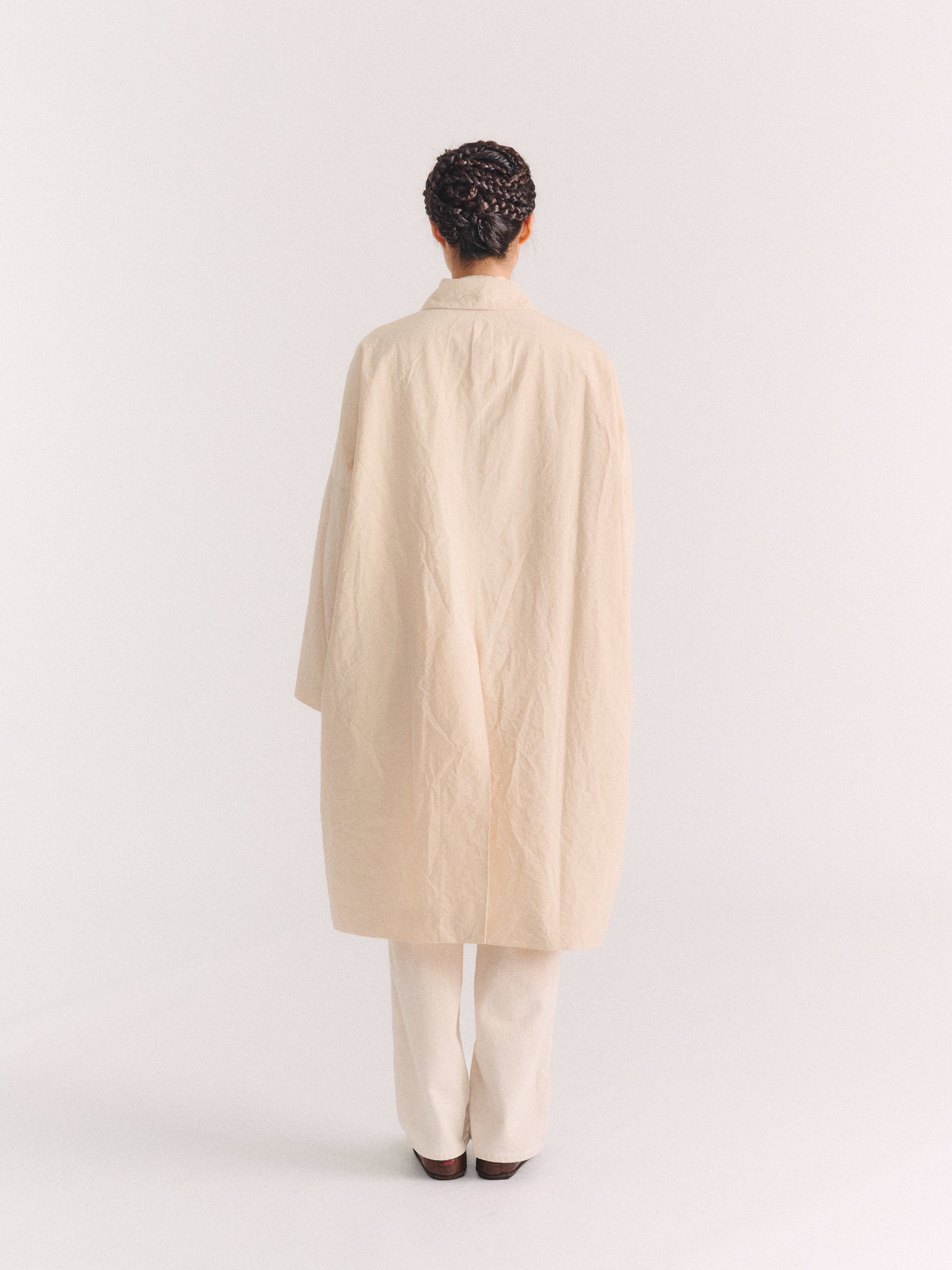 BIG BLOBBY COAT - TOUGH COT - NATURAL