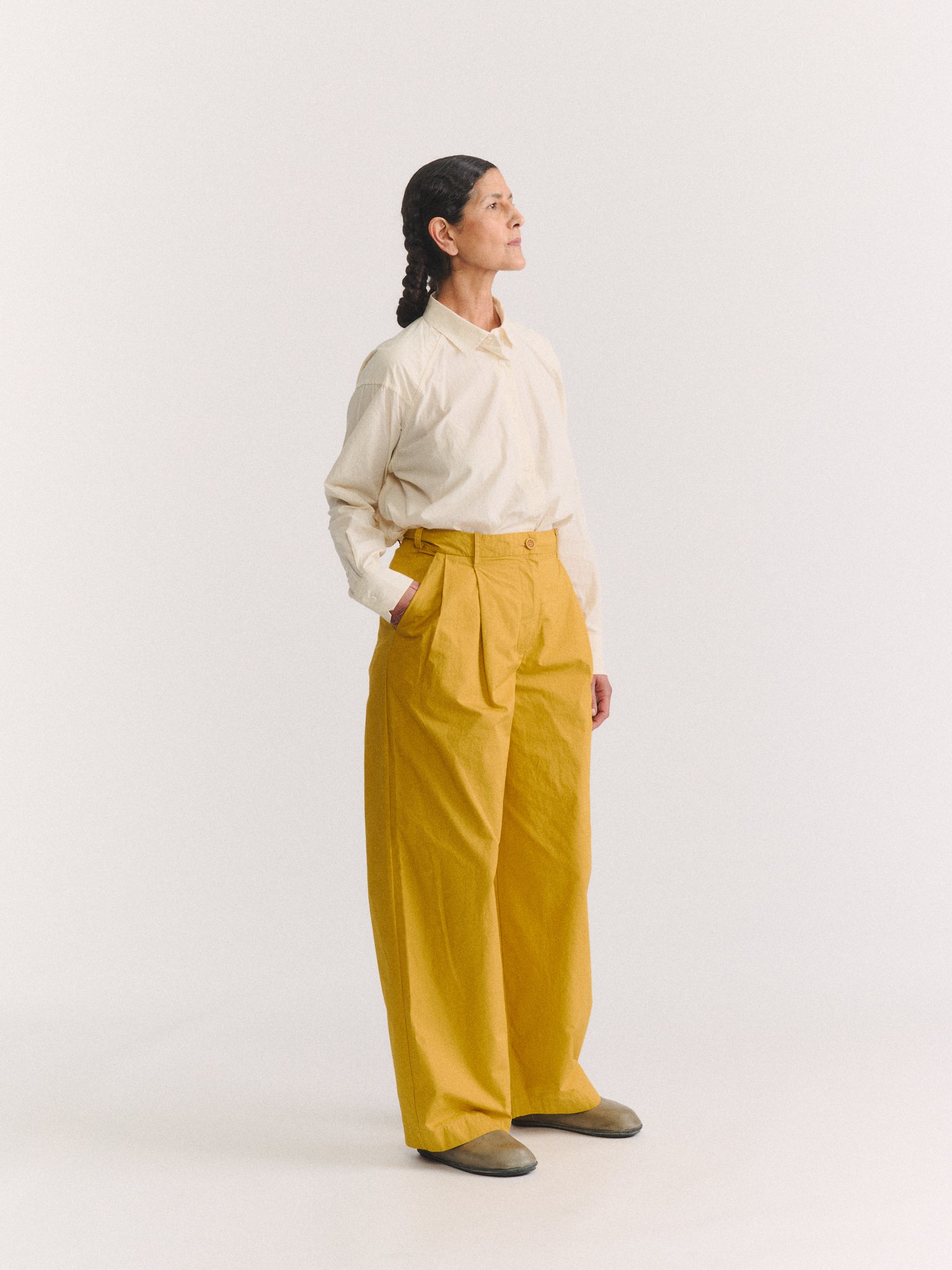 SIENNA PANT - TOUGH POPLIN - TANGO