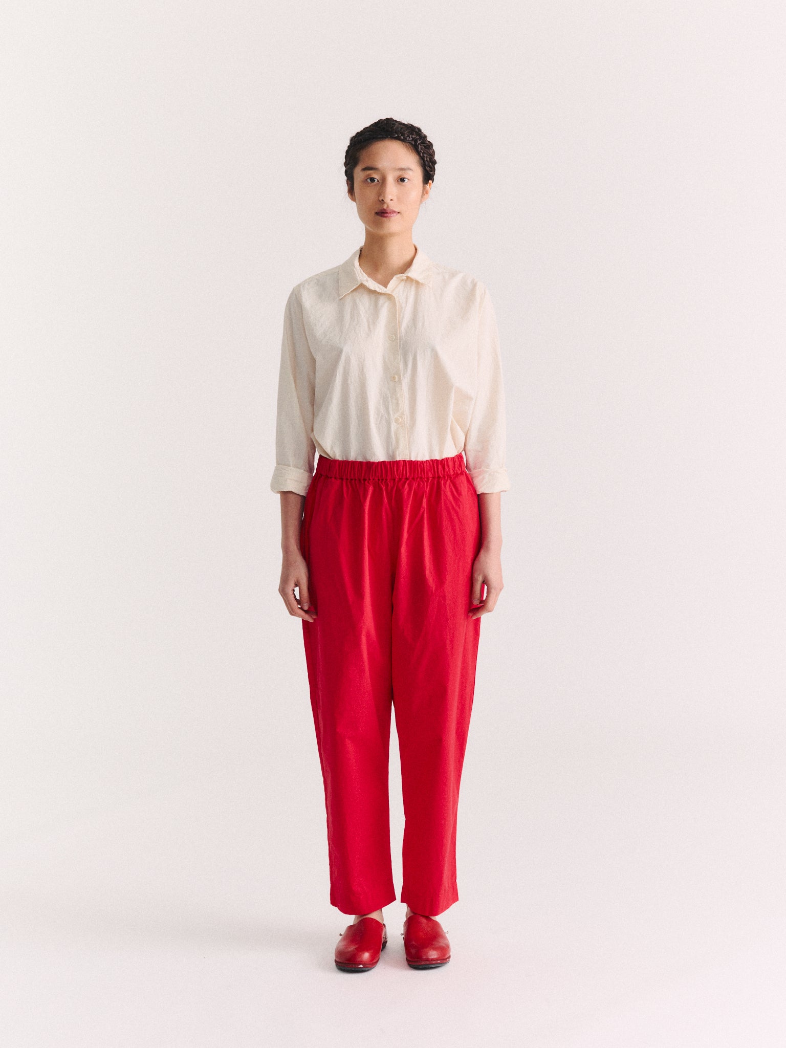 SIMPLE PANT - H COT - KETCHUP