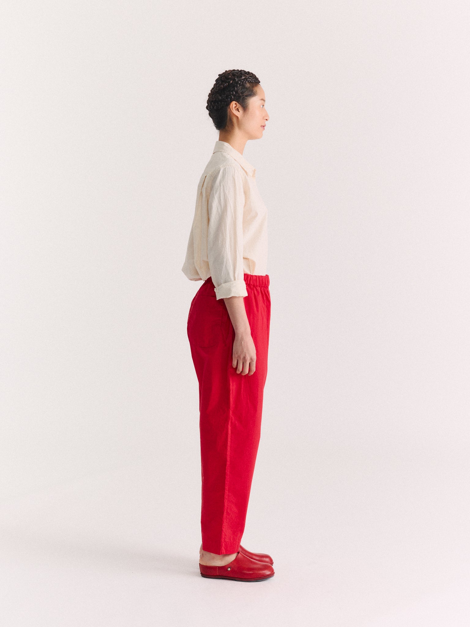 SIMPLE PANT - H COT - KETCHUP