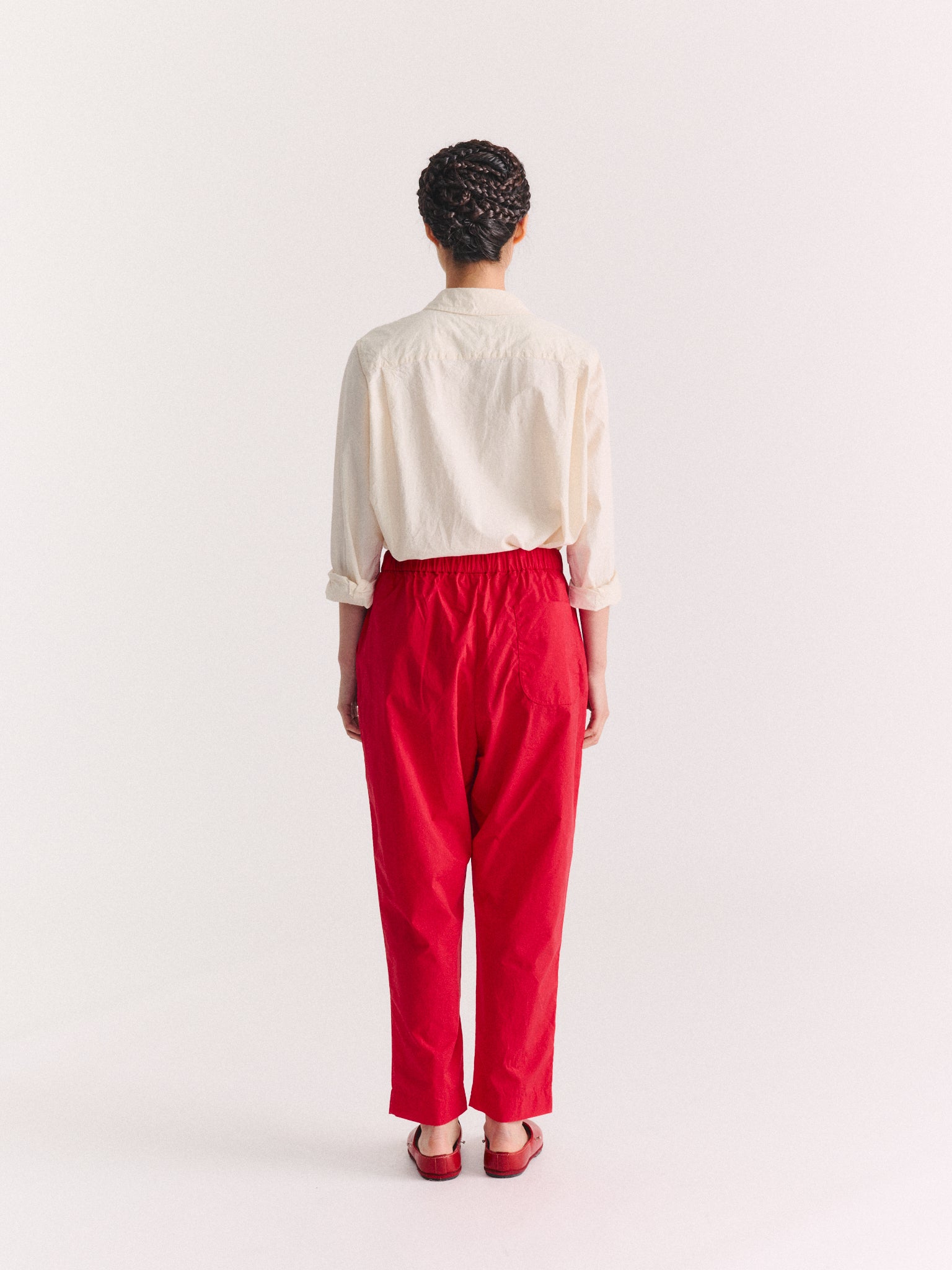 SIMPLE PANT - H COT - KETCHUP