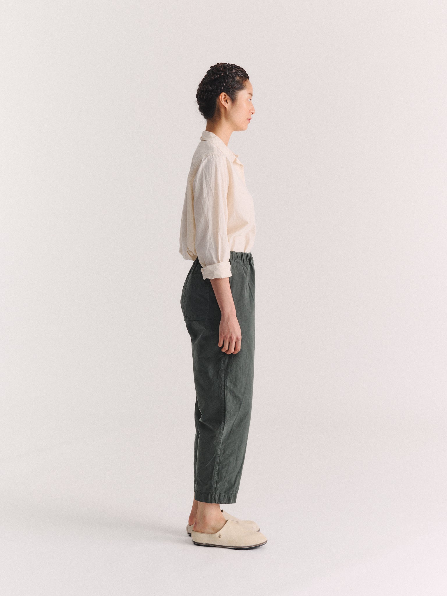 FABI ITALIEN PANT - TOUGH COT - KHAKI