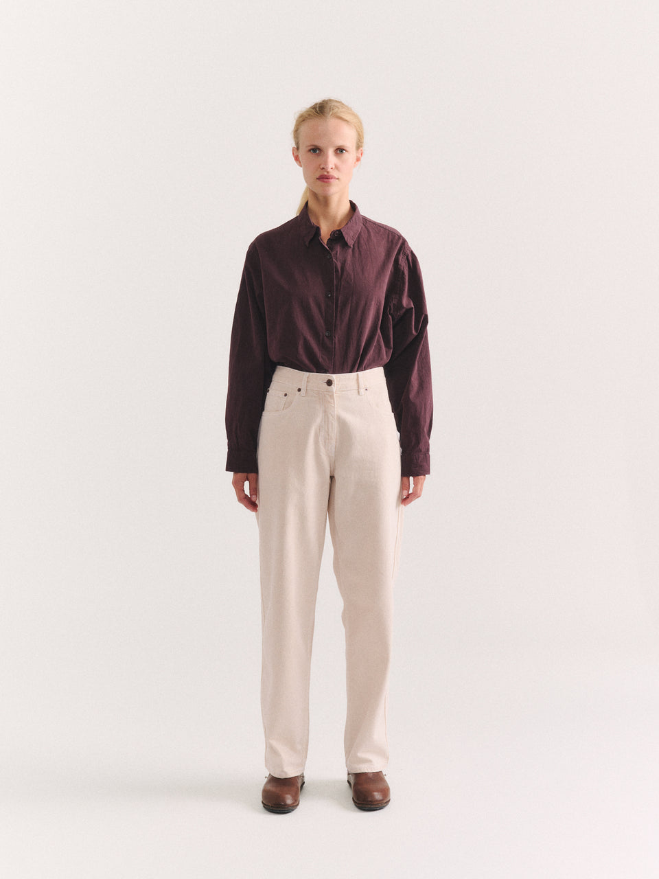 PAULO DENIM PANT - DENIM - IVORY