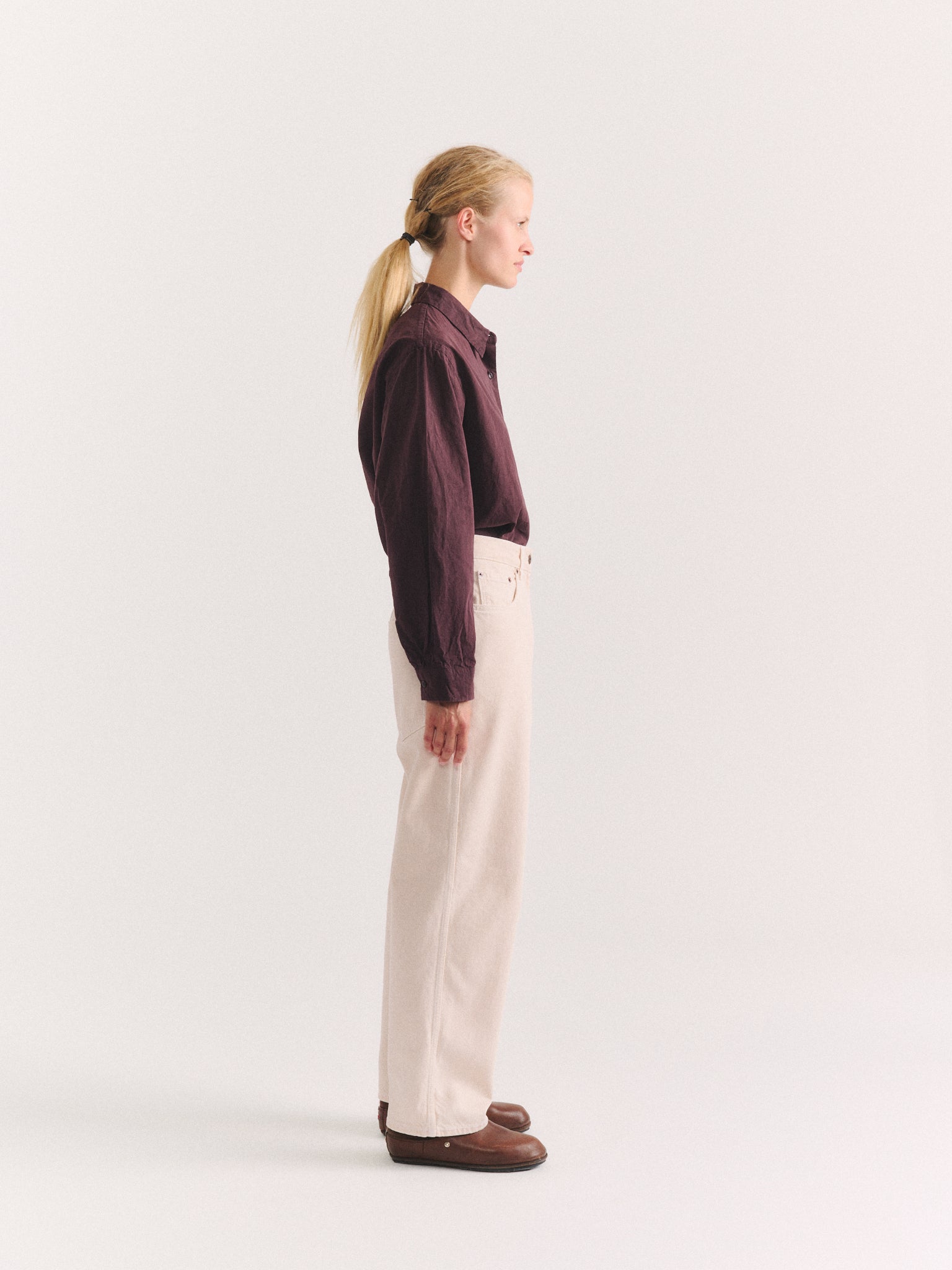 PAULO DENIM PANT - DENIM - IVORY