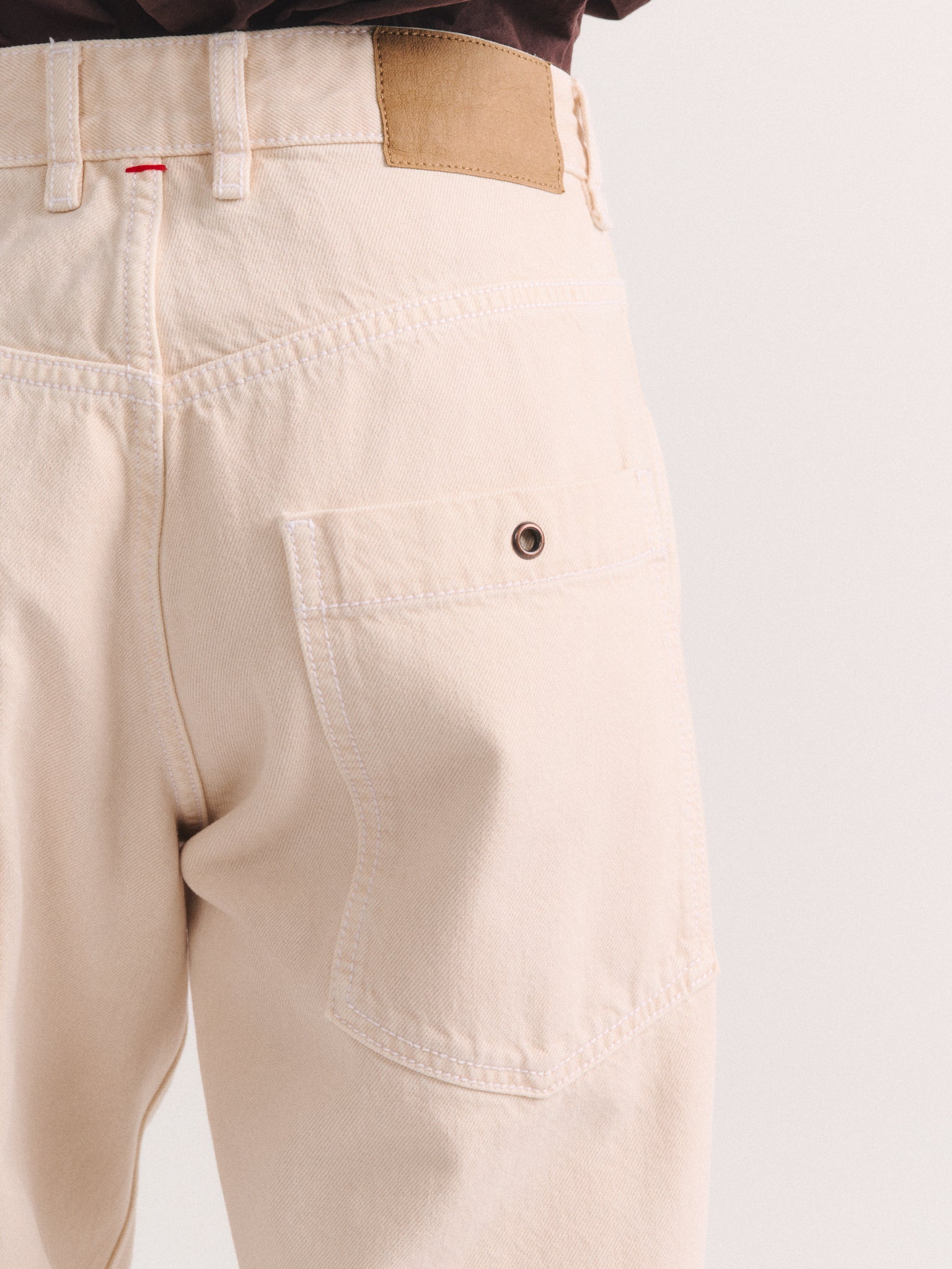 PAULO DENIM PANT - DENIM - IVORY