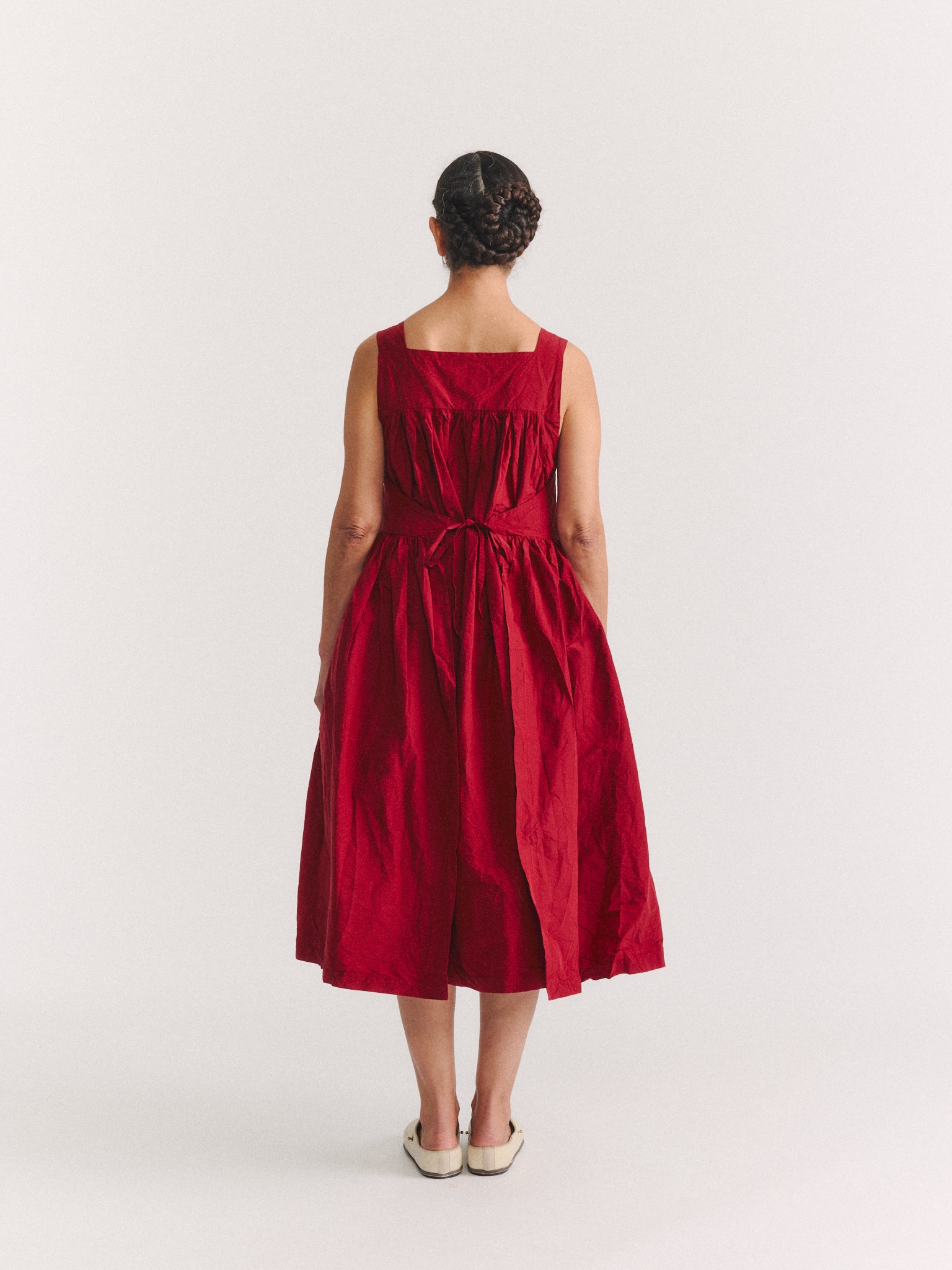 NINA DRESS - HEAVY TAFFETA - CUORE