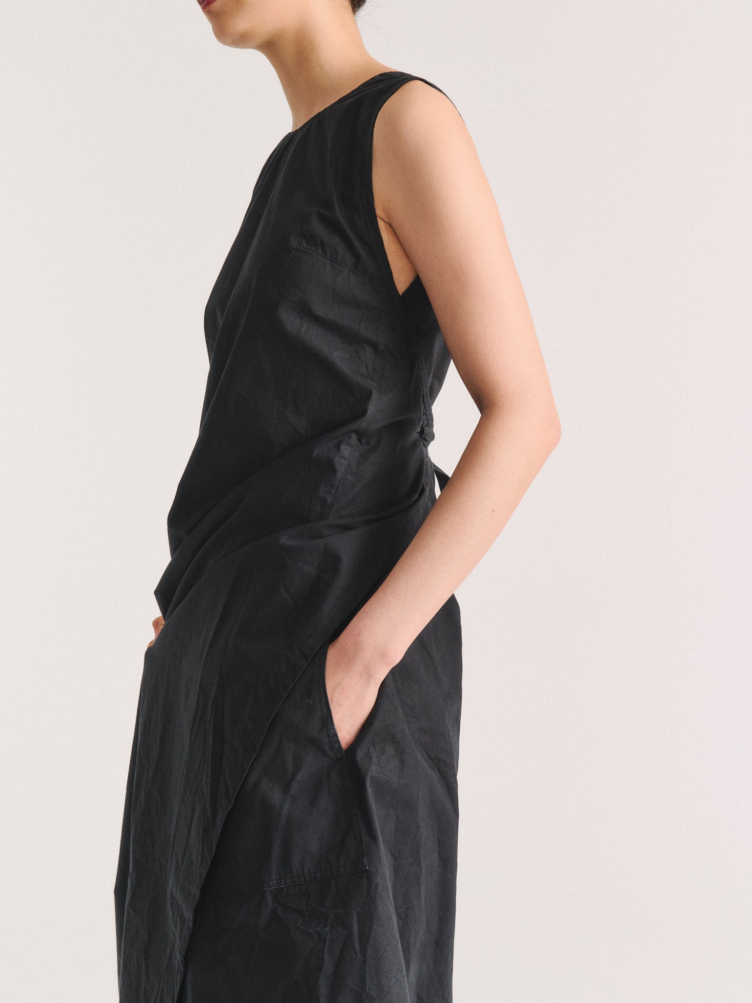 TABLIER DRESS - H CARD - BLACK