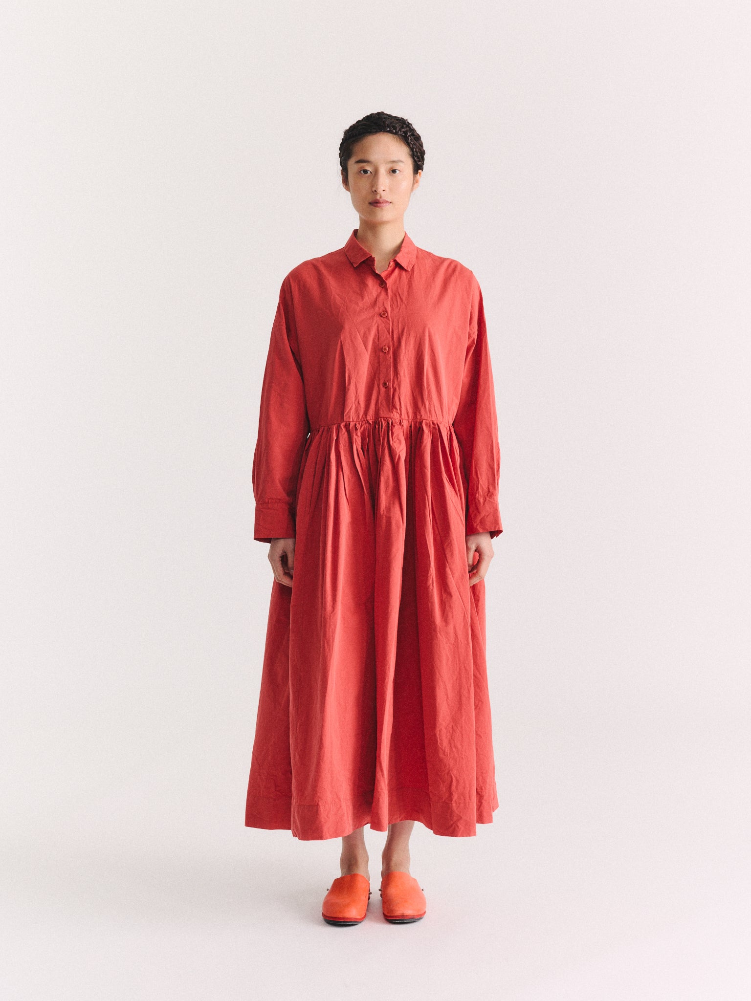 STEPHANIE DRESS - PAPER COT - BURNT ORANGE