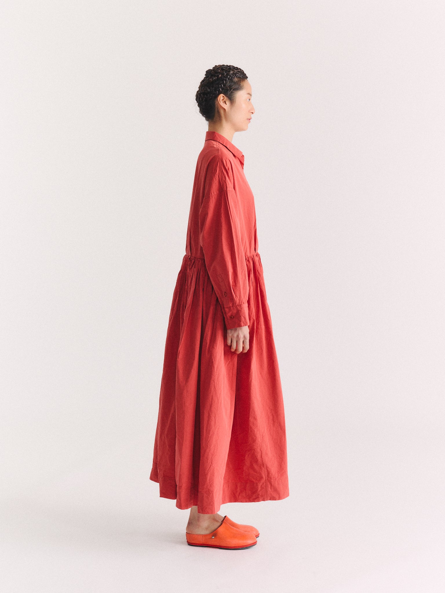 STEPHANIE DRESS - PAPER COT - BURNT ORANGE