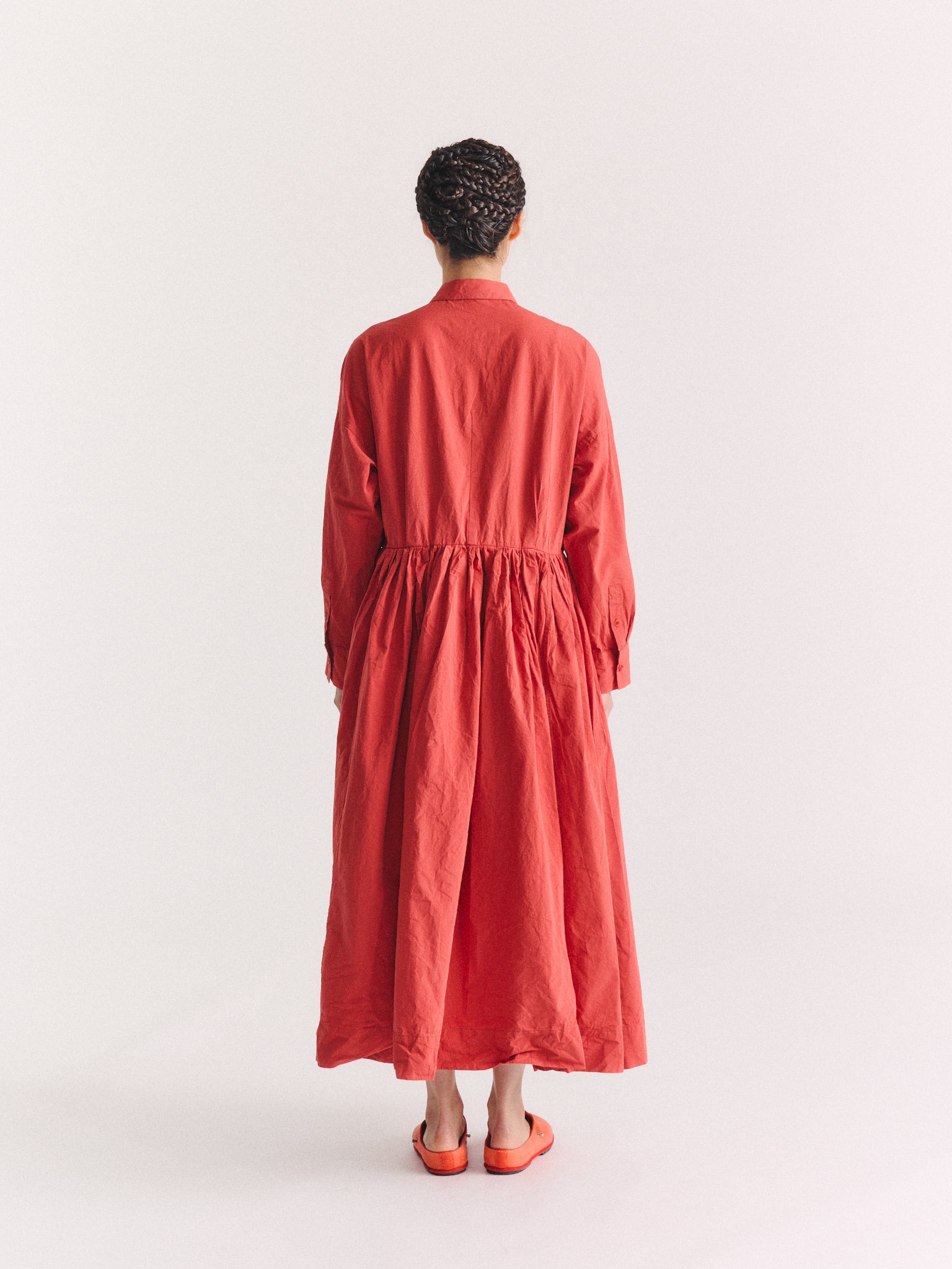 STEPHANIE DRESS - PAPER COT - BURNT ORANGE
