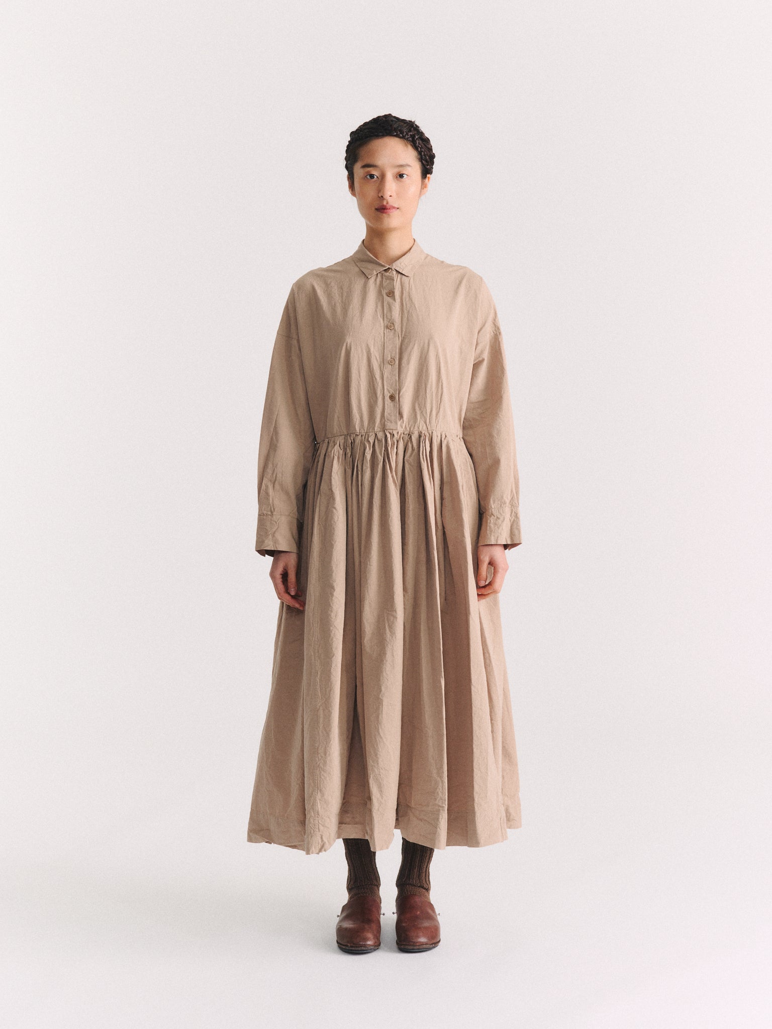 STEPHANIE DRESS - PAPER COT - LIGHT BEIGE