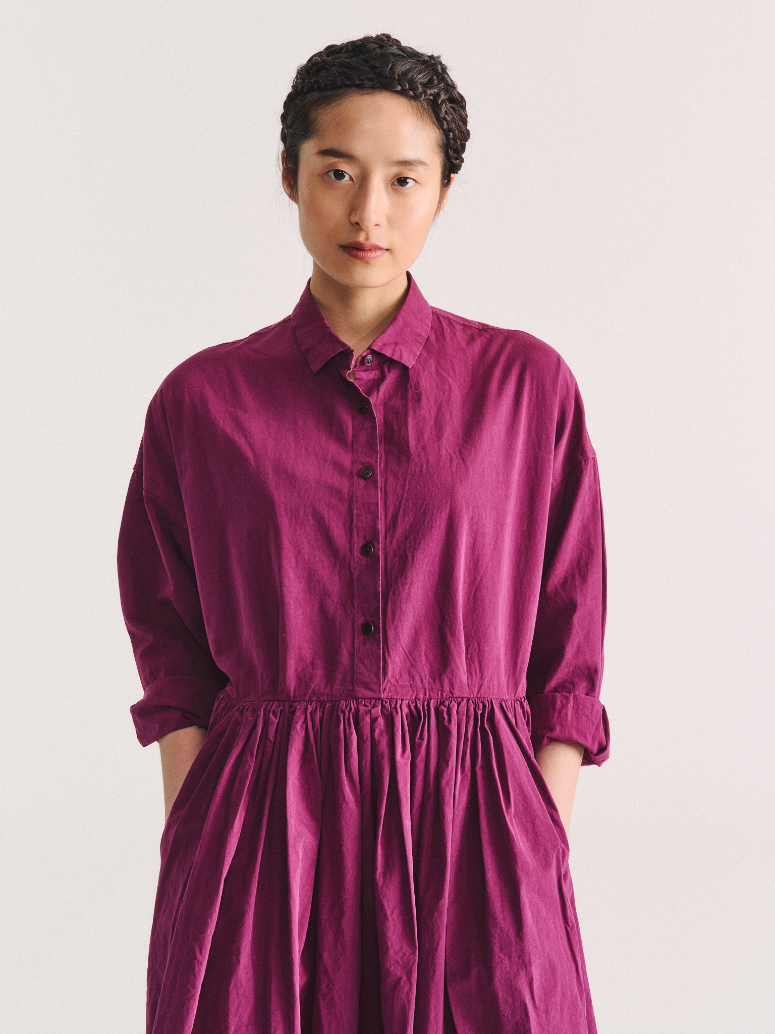 STEPHANIE DRESS - PAPER COT - RASPBERRY