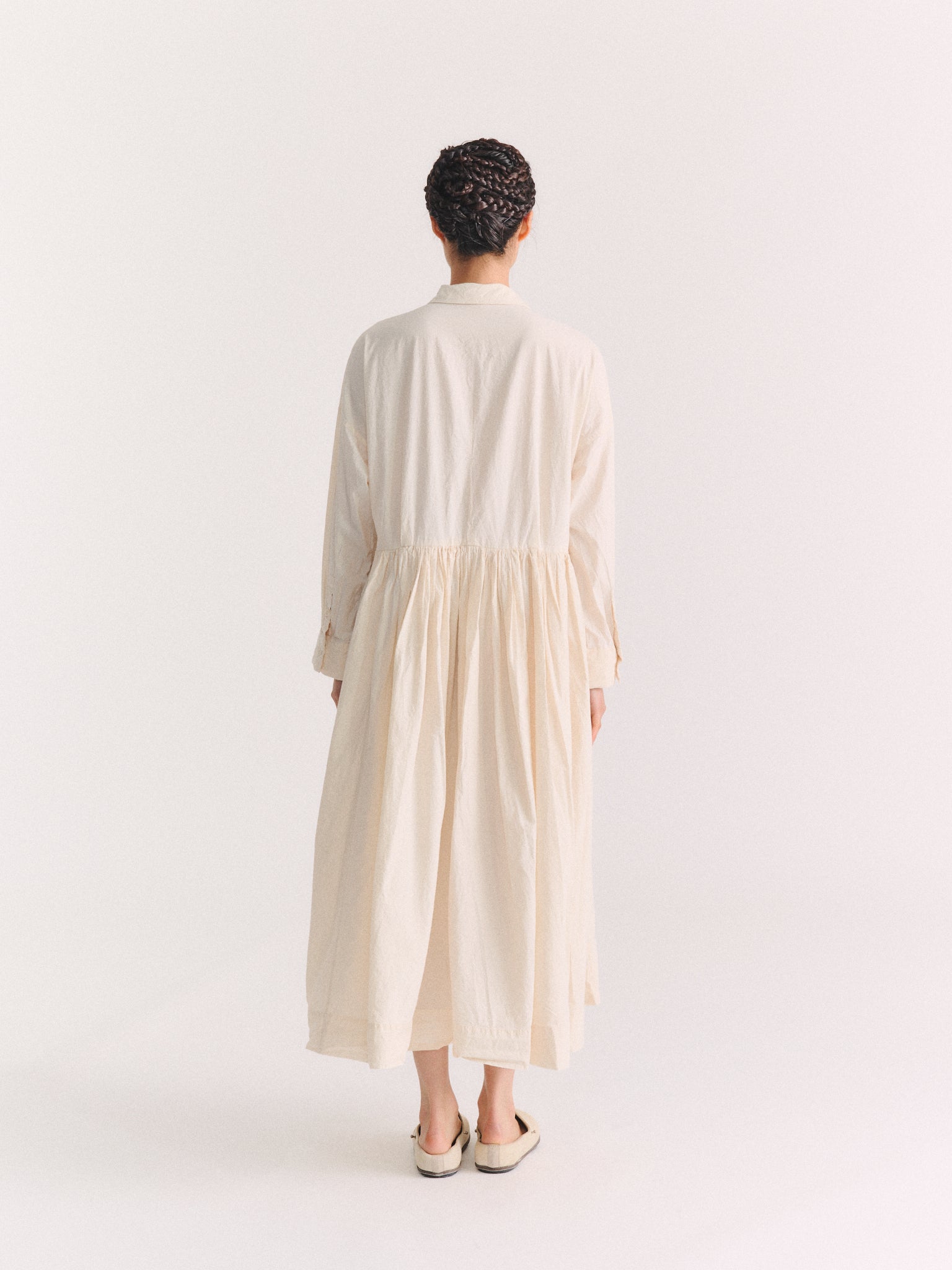 STEPHANIE DRESS - H COT - NATURAL