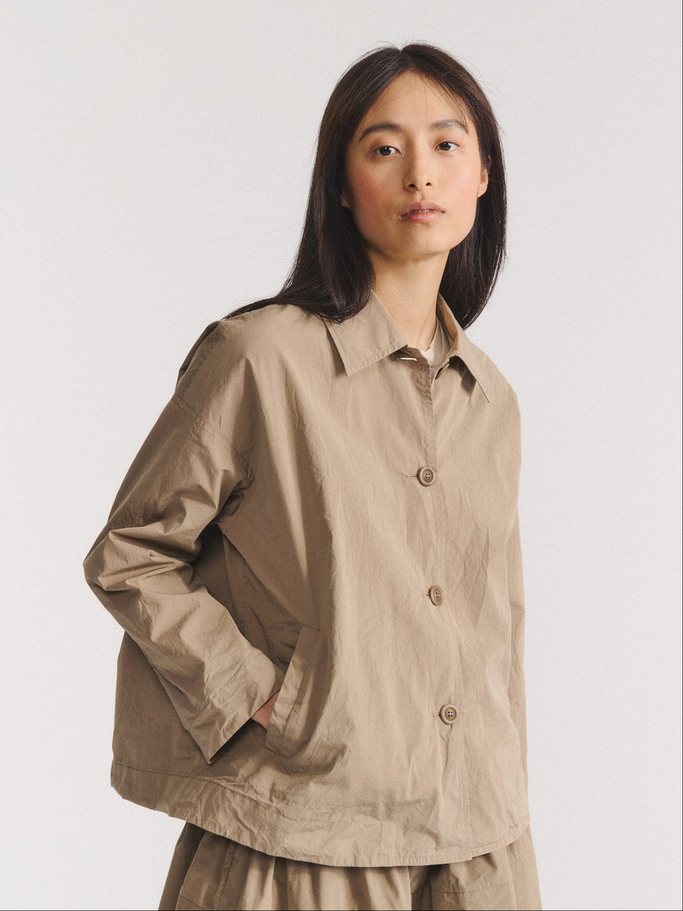 JULIETTE JACKET - TAFFCOT - JUTE