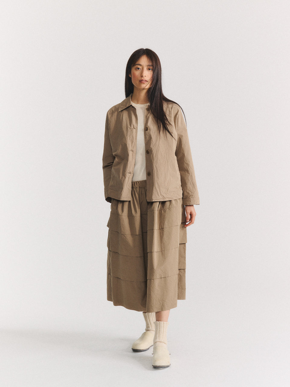 HORIZON SKIRT - TAFFCOT - JUTE